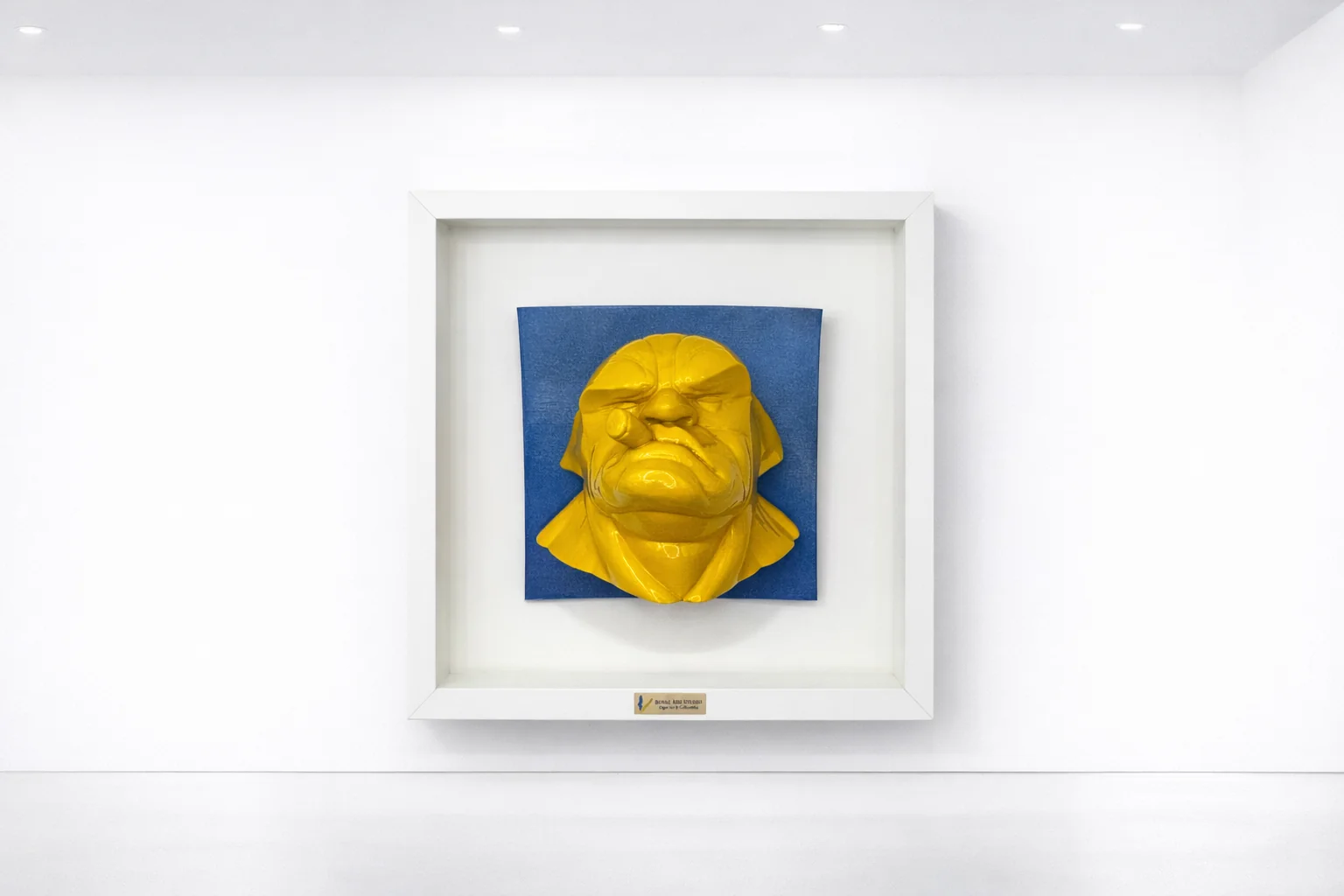 Wolverine Enjoying His Cigar Navy & Yellow Edition