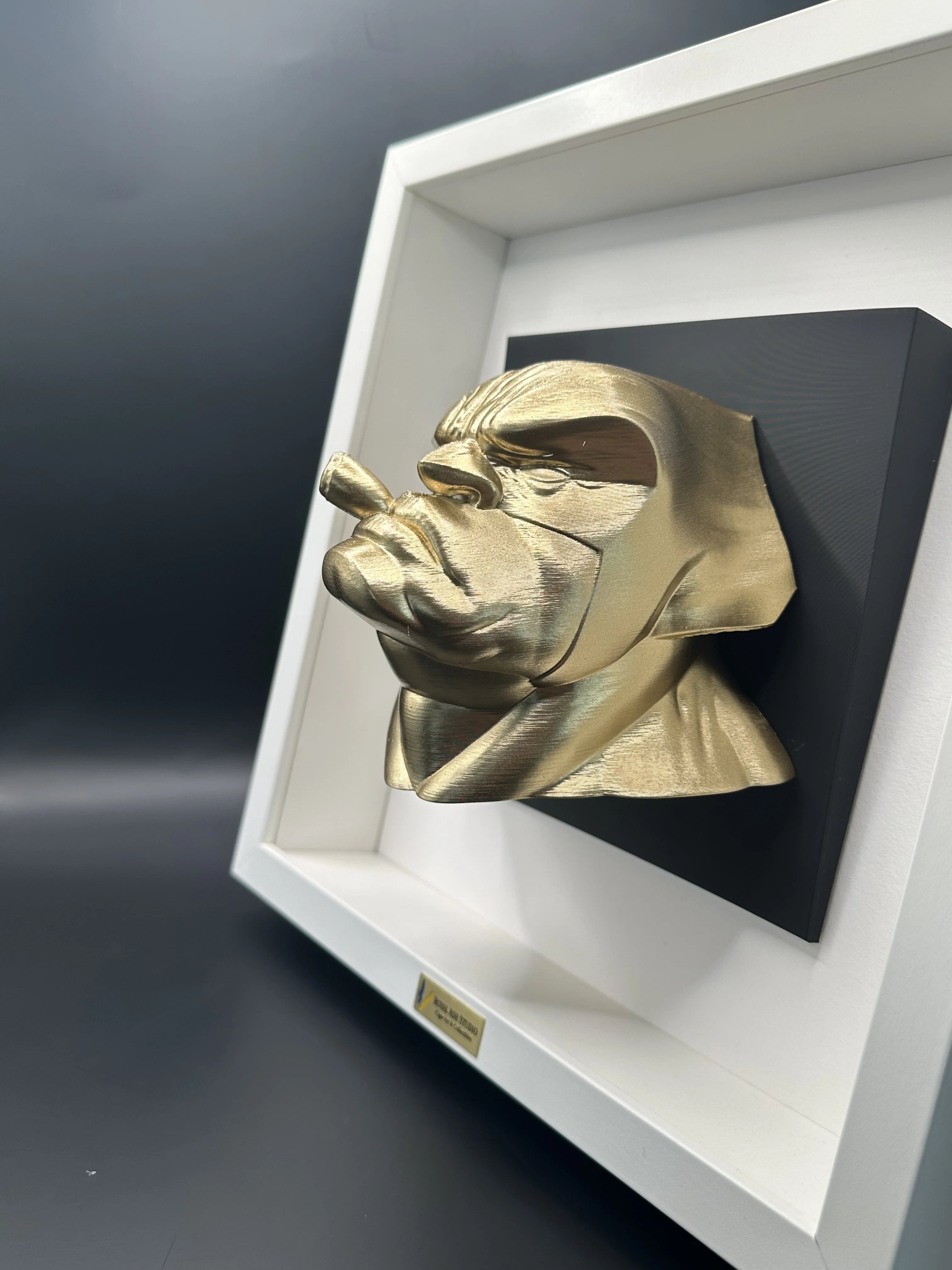 Wolverine Enjoying His Cigar Black & Gold Edition