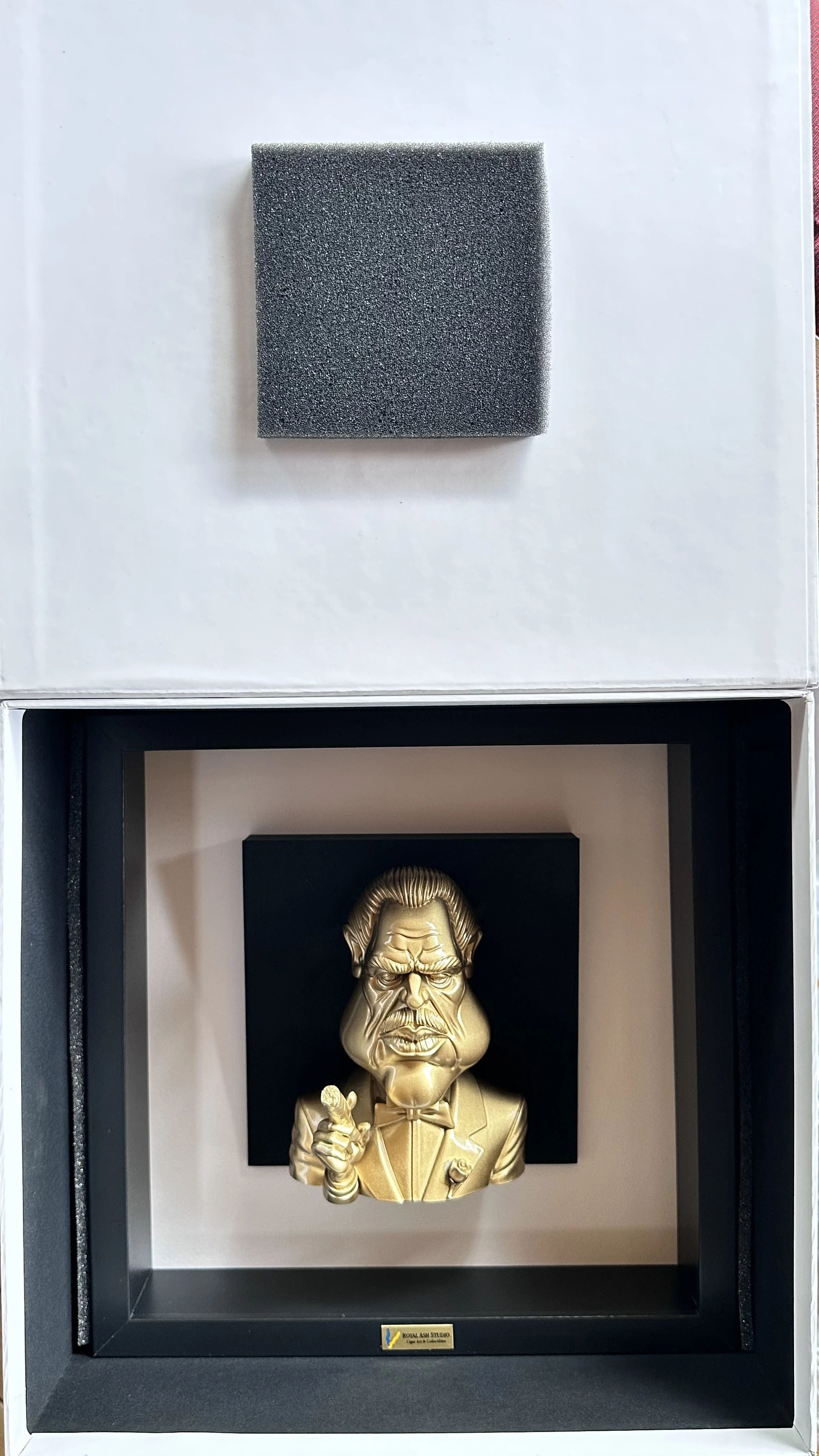 DON VITO ENJOYING HIS CIGAR GOLD EDITION