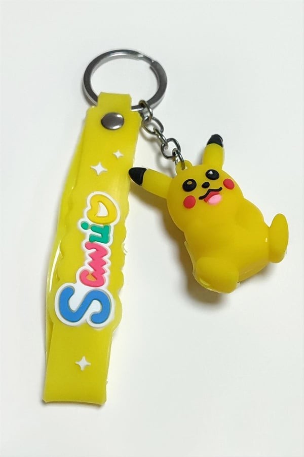 Pikachu Silikon Anahtarlık