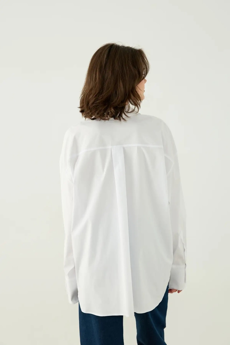 DÜĞME DETAYLI OVERSIZE GÖMLEK