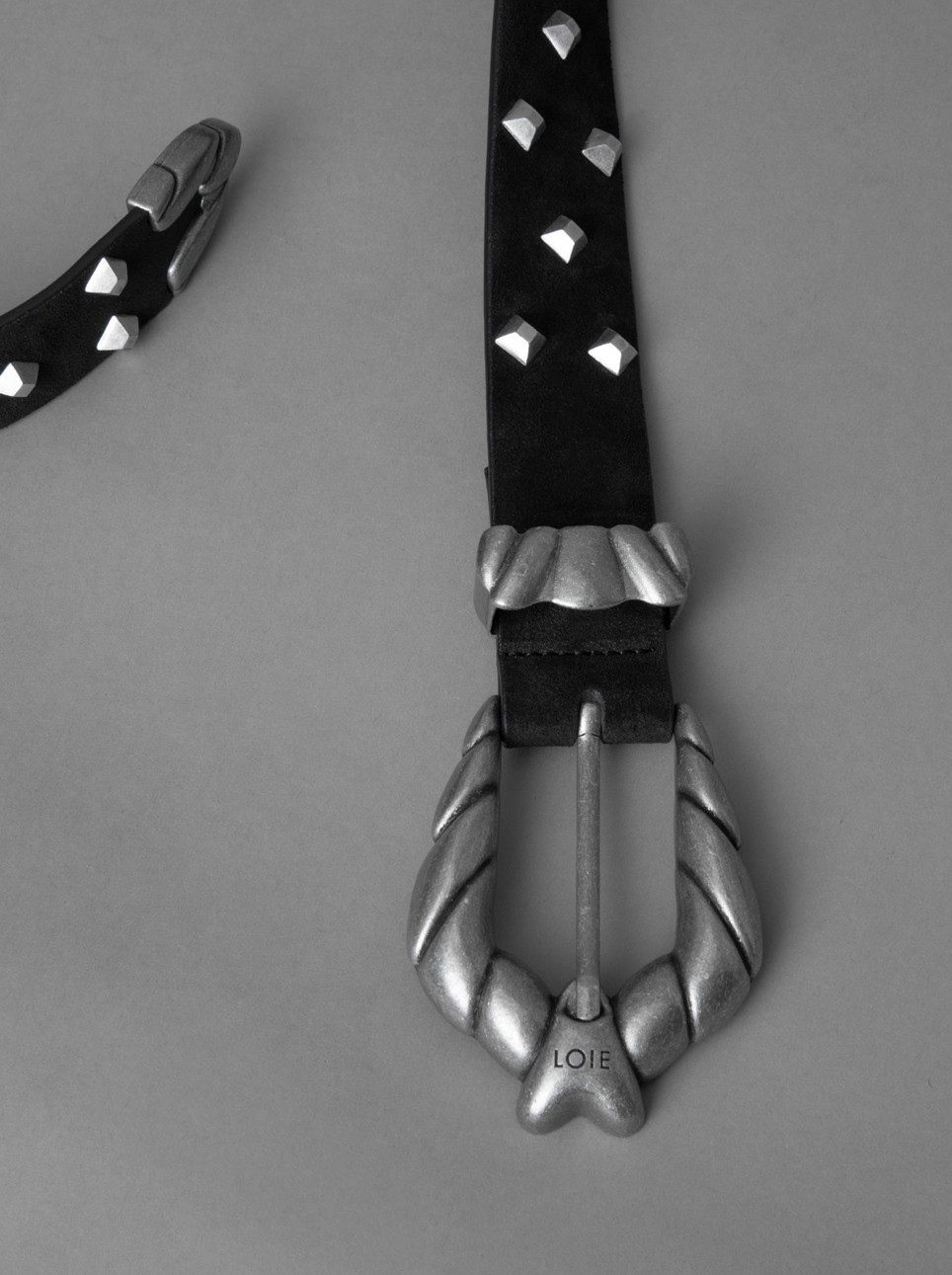 SOFIE BLACK SUEDE BELT