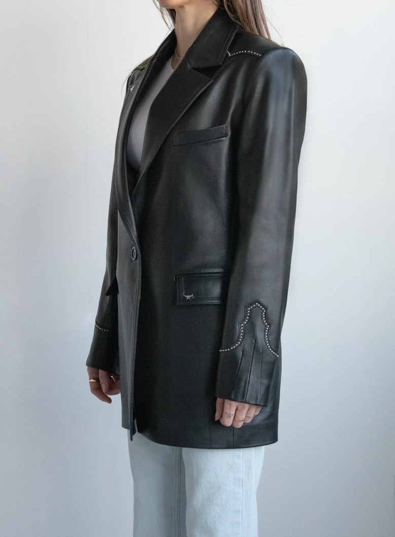GLORIA BLACK BLAZER JACKET