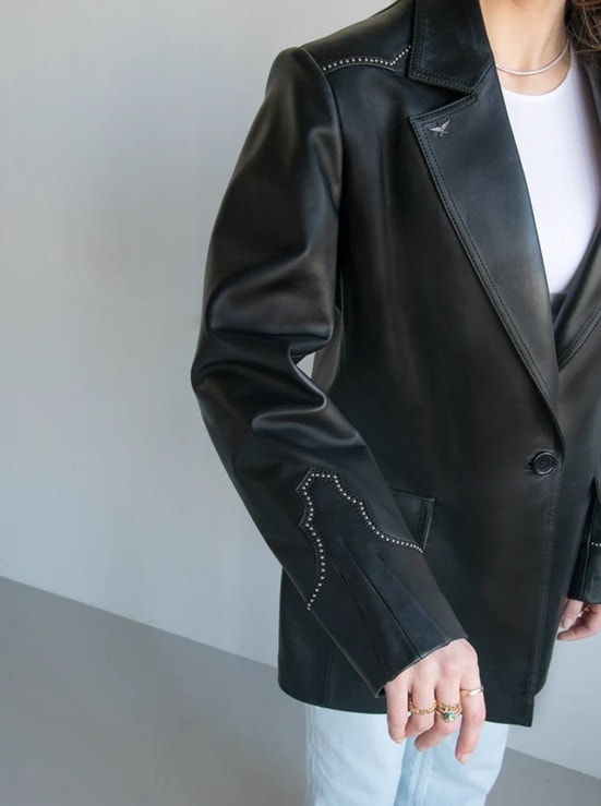 GLORIA BLACK BLAZER JACKET