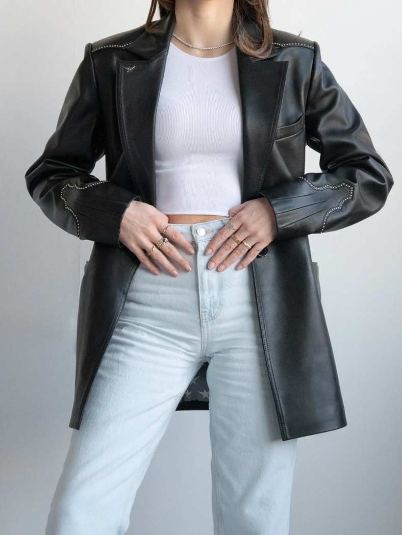 GLORIA BLACK BLAZER JACKET