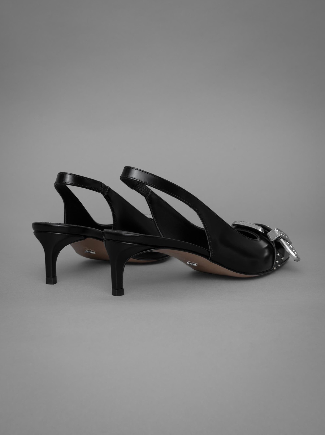Lisa Siyah Açma Stiletto
