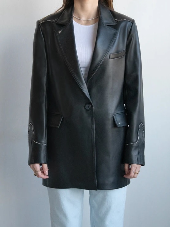 GLORIA BLACK BLAZER JACKET