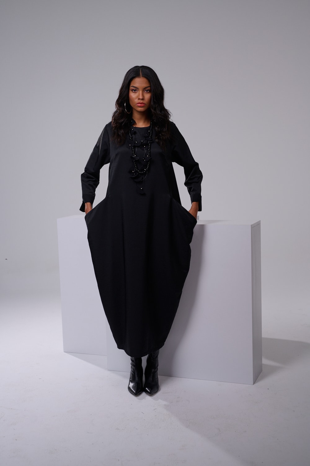 Black Knit Dress