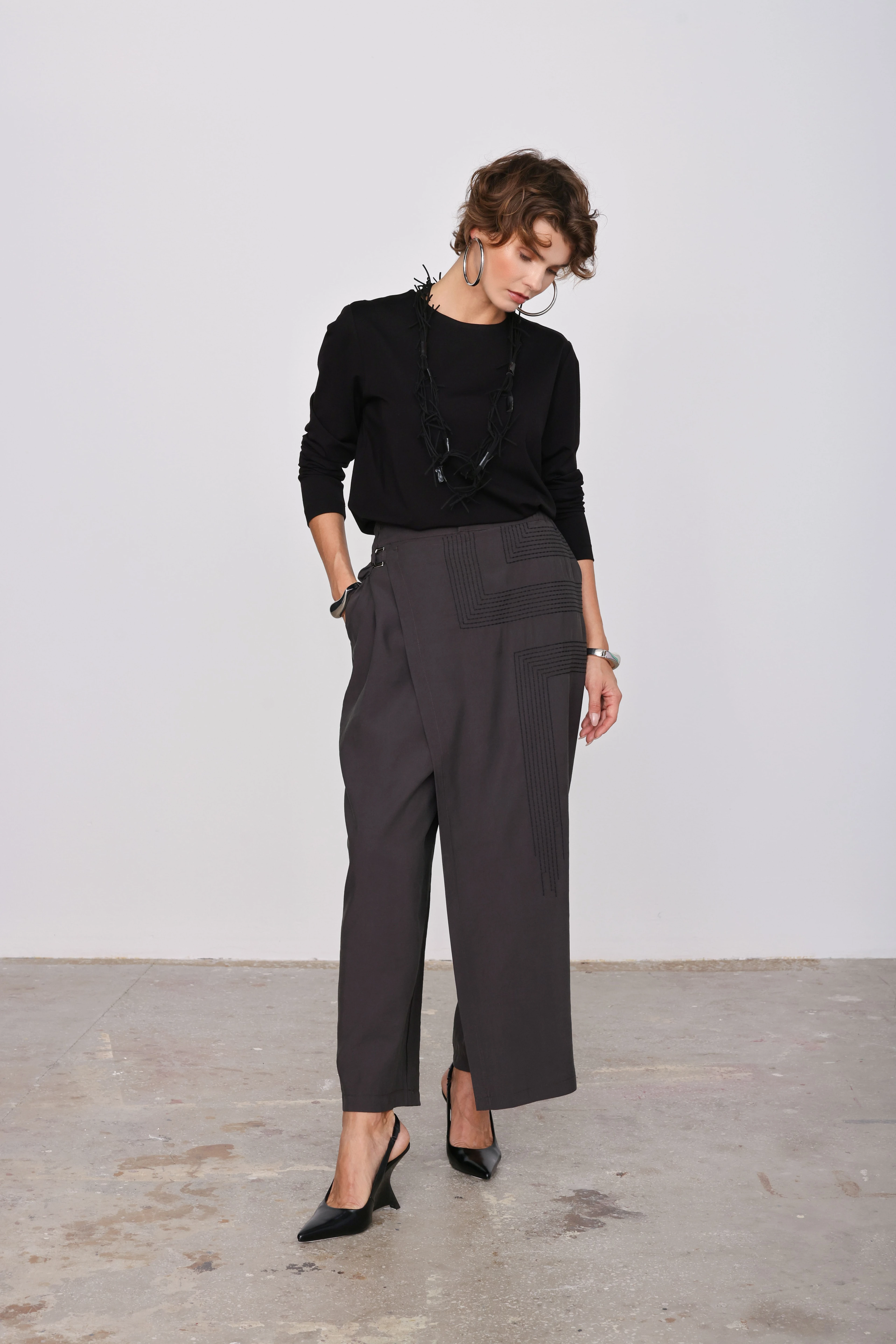 Nervür Pantolon Haki