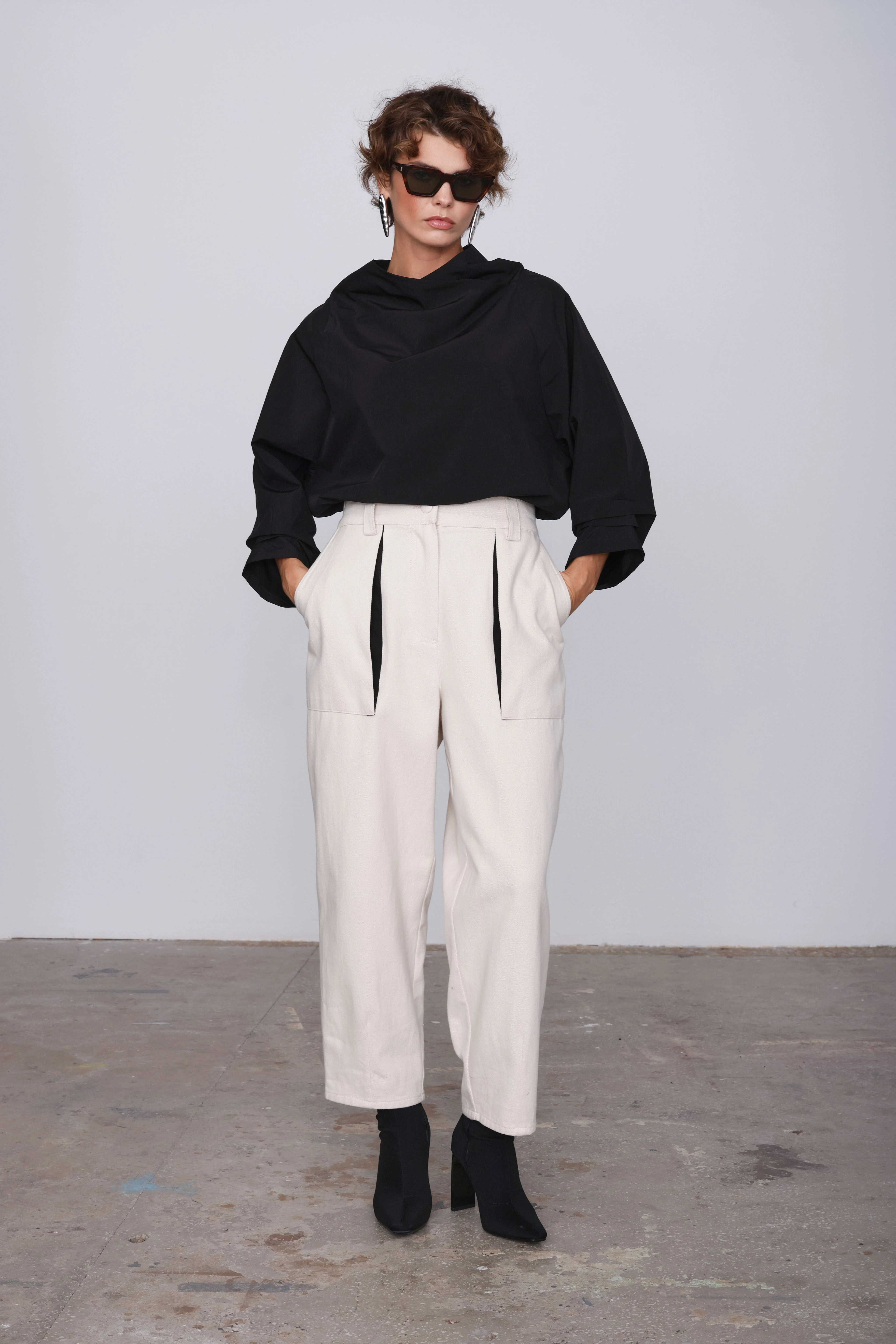 Gabardine Pant White