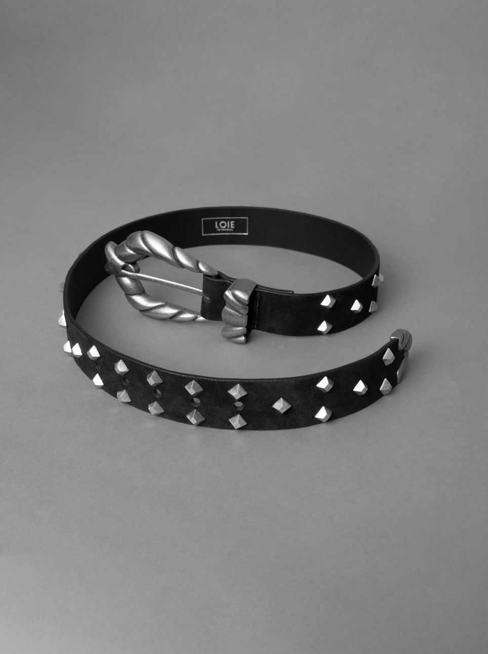 SOFIE BLACK SUEDE BELT
