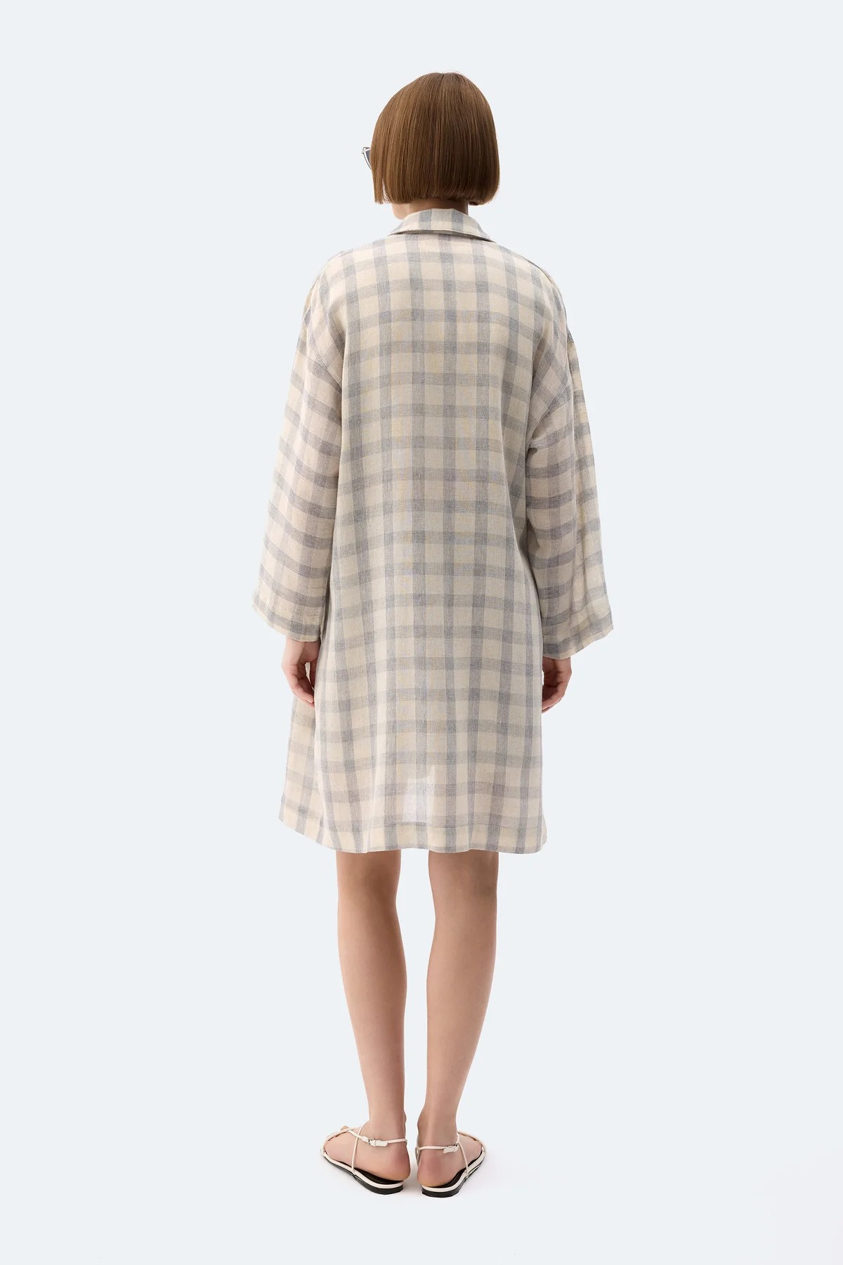 Gri Ekose Kimono