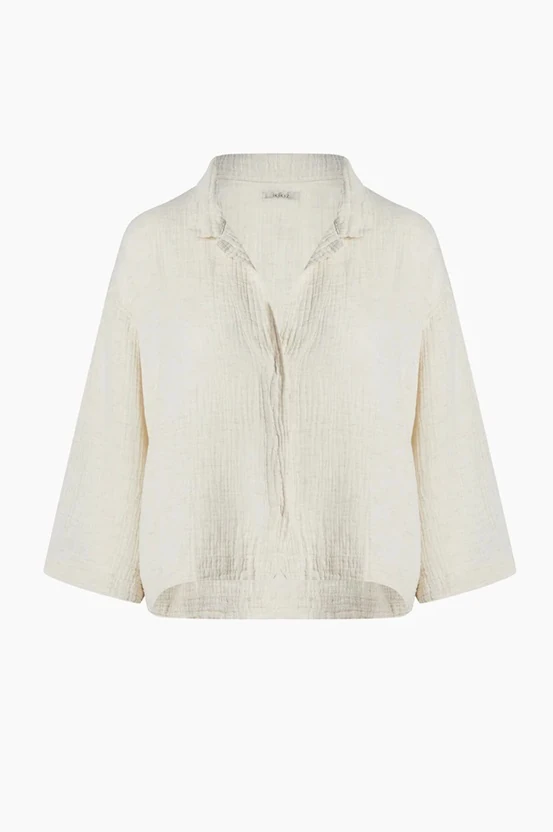 X Crinkle Keten Gömlek