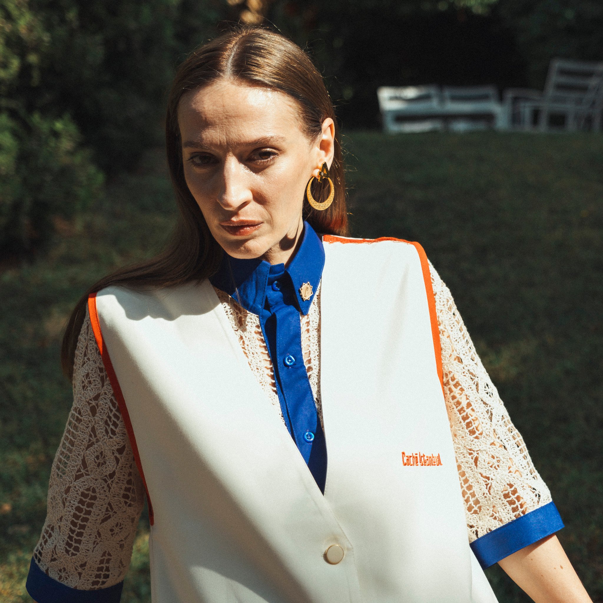 Dantel Oversize Unisex Gömlek
