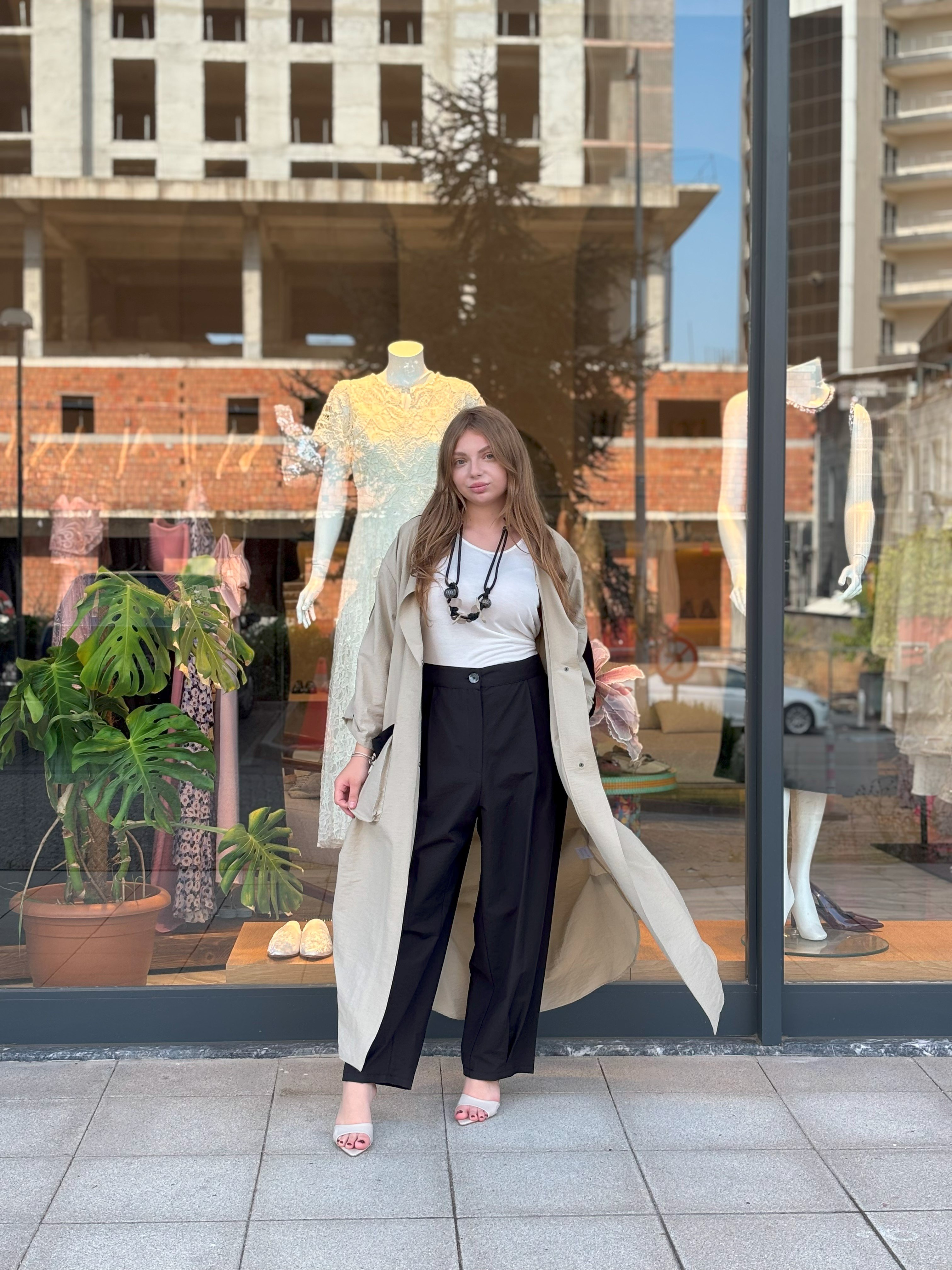 İncir Trenchcoat Bej