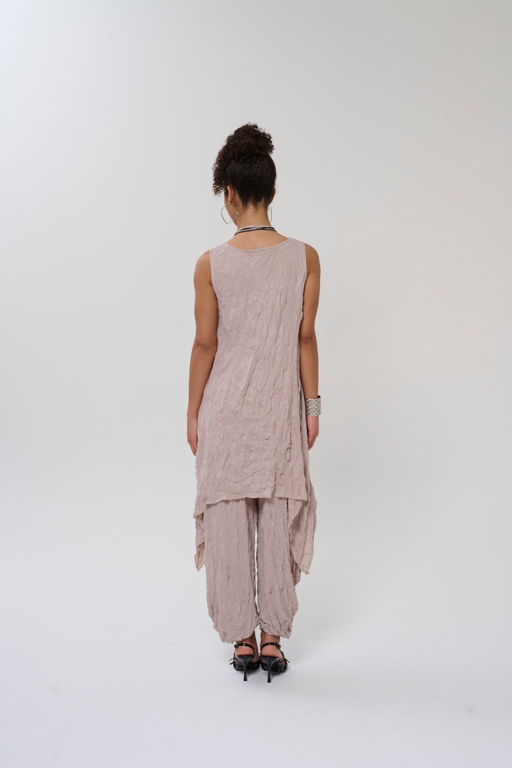 Crinkle Pantolon Vizon