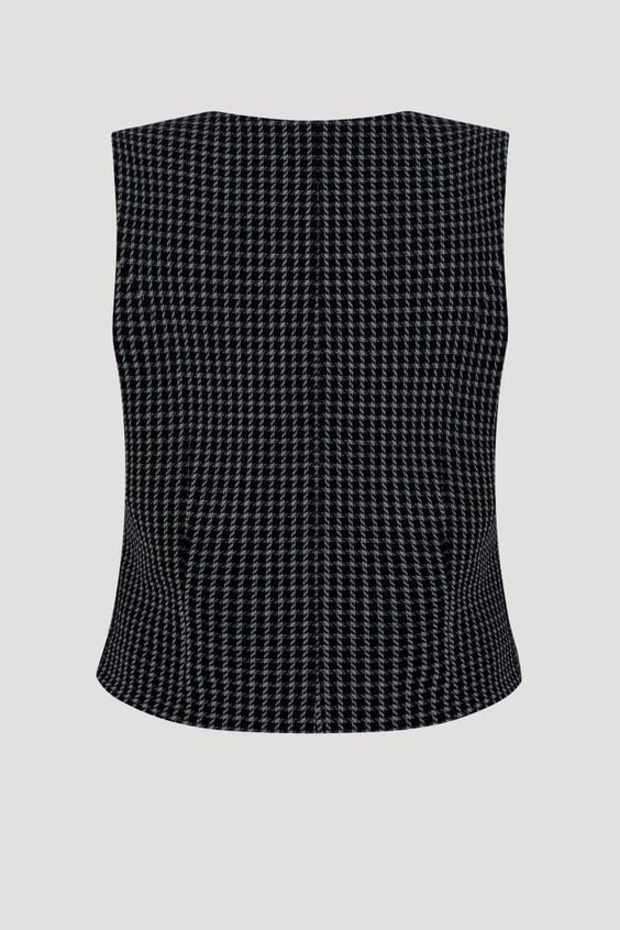 THE CROSS VEST SHADOW CHECK