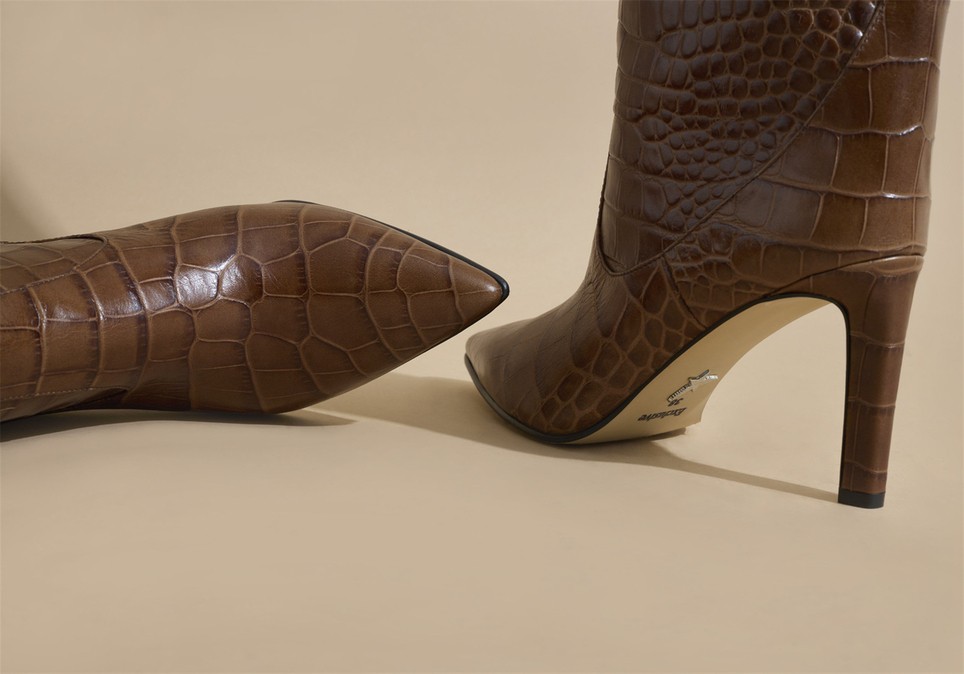 Visca Dark Camel Kroko Çizme