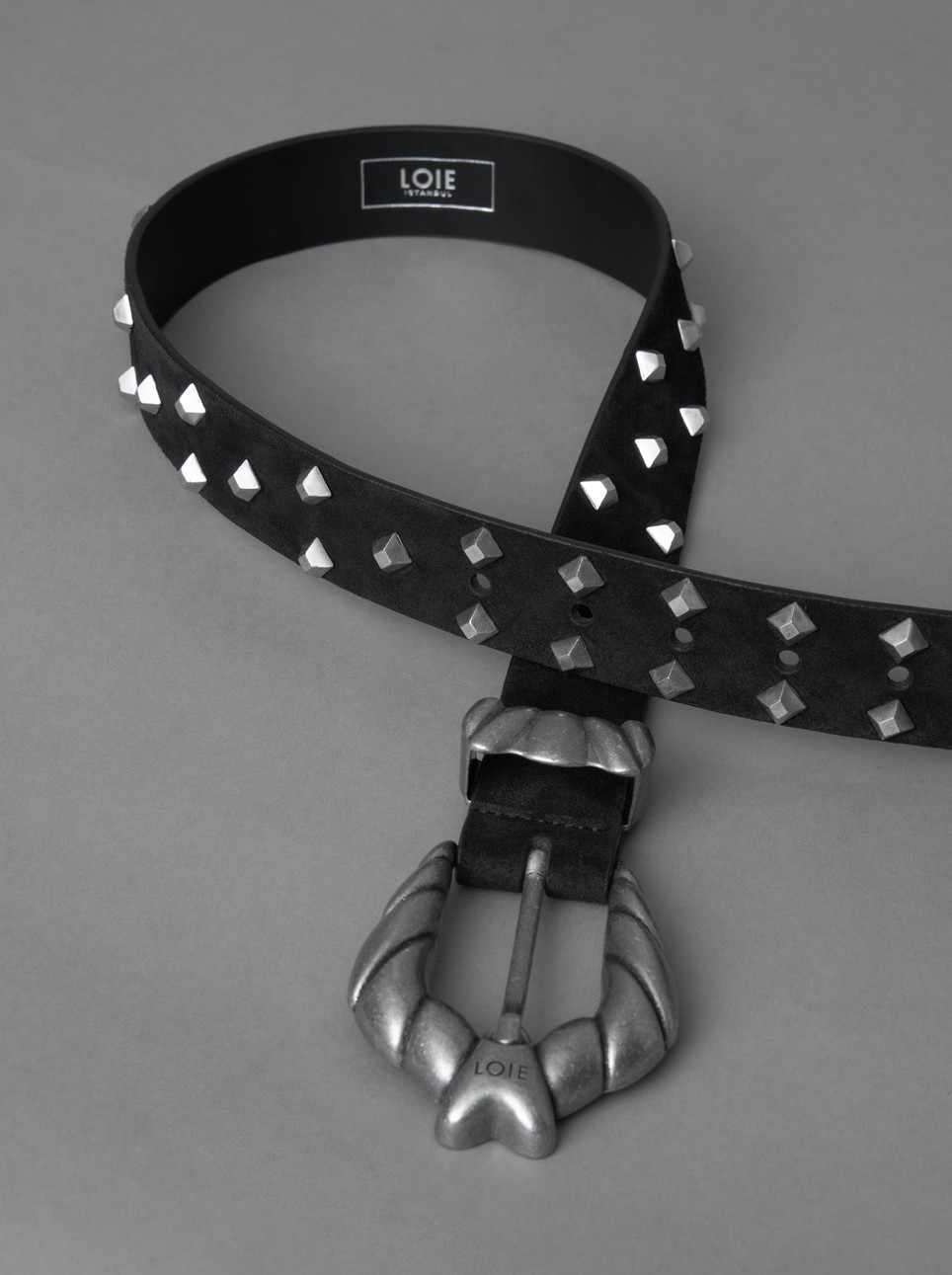 SOFIE BLACK SUEDE BELT