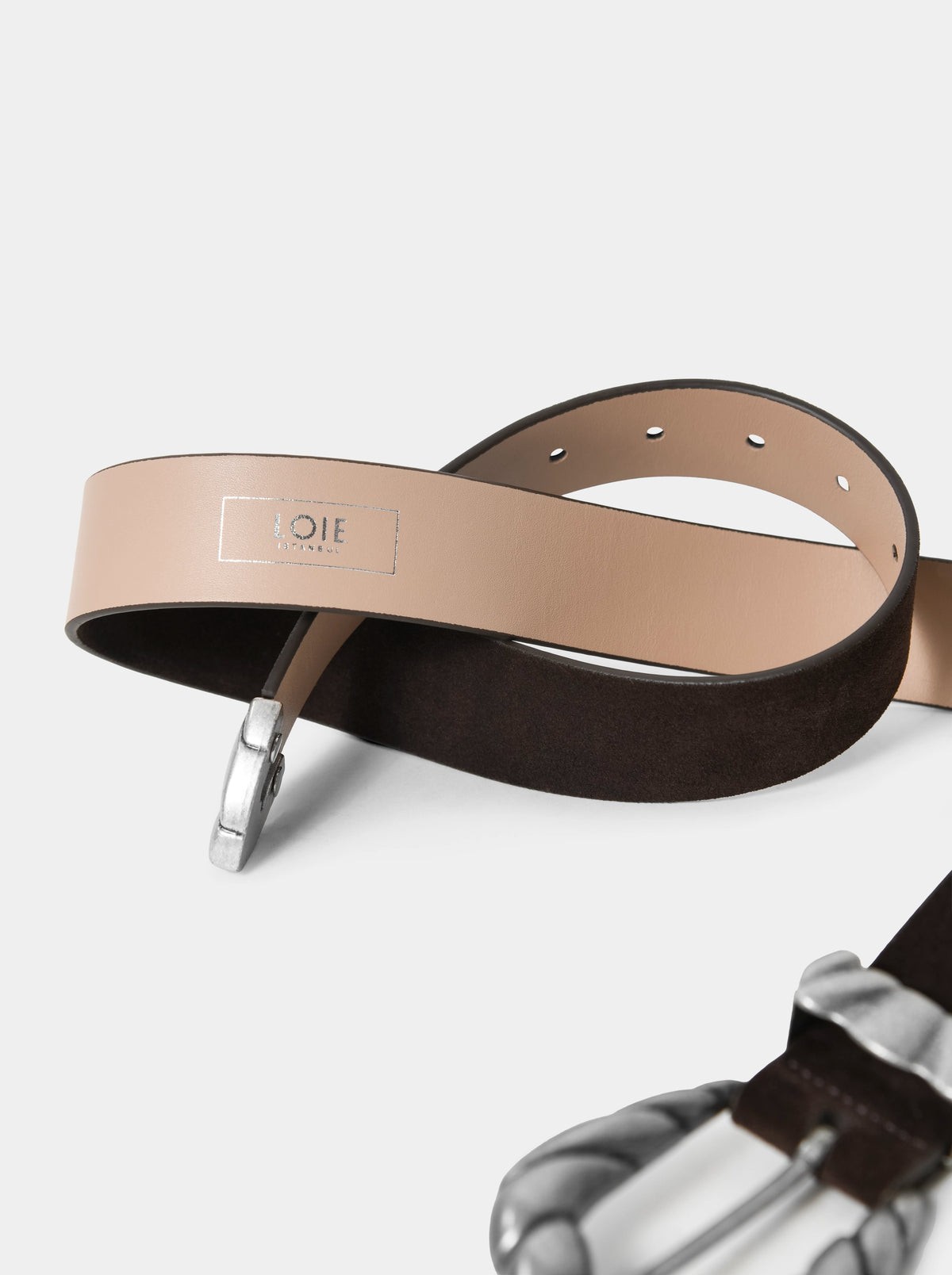 RODEO BLACK LEATHER BELT
