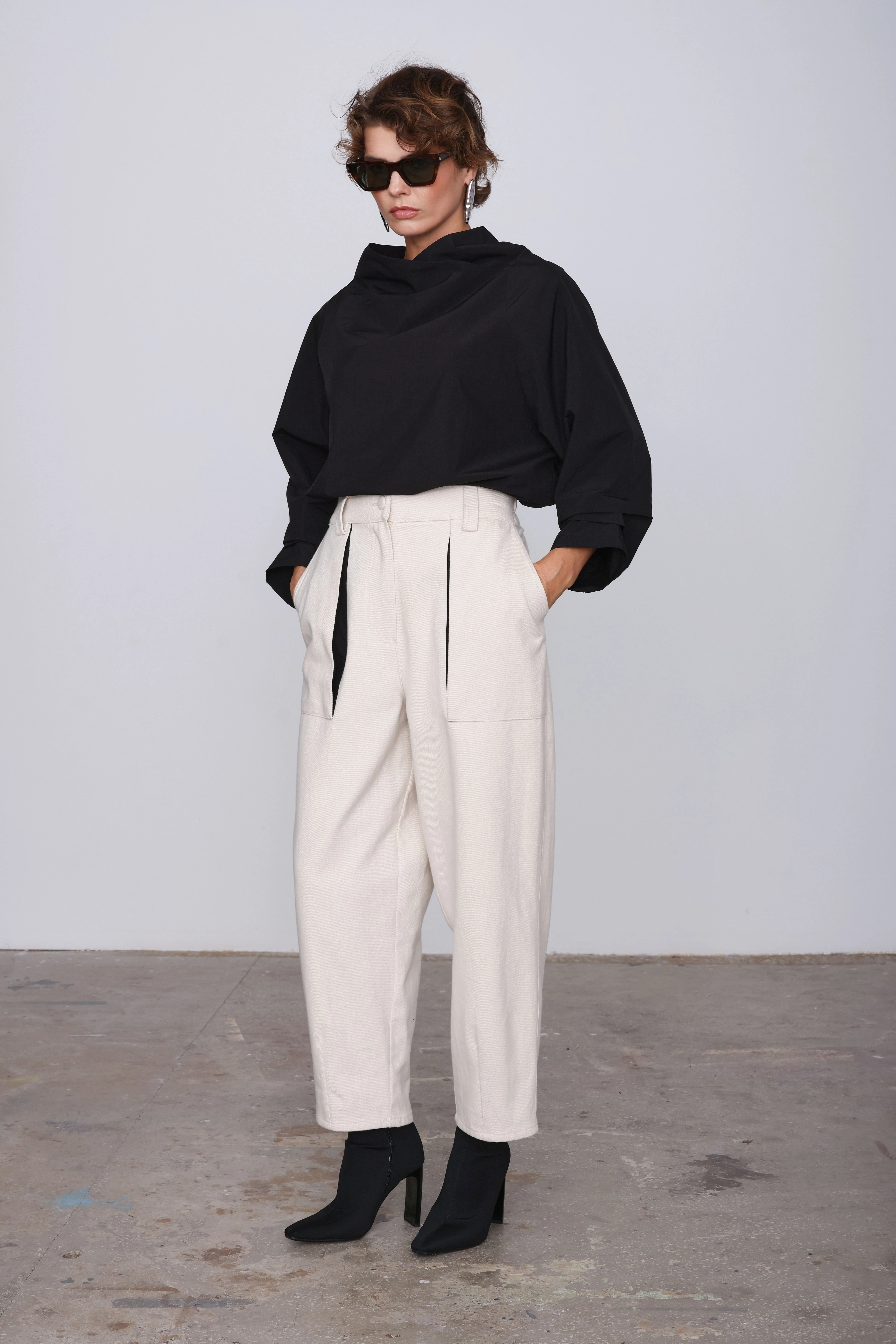 Gabardine Pant White