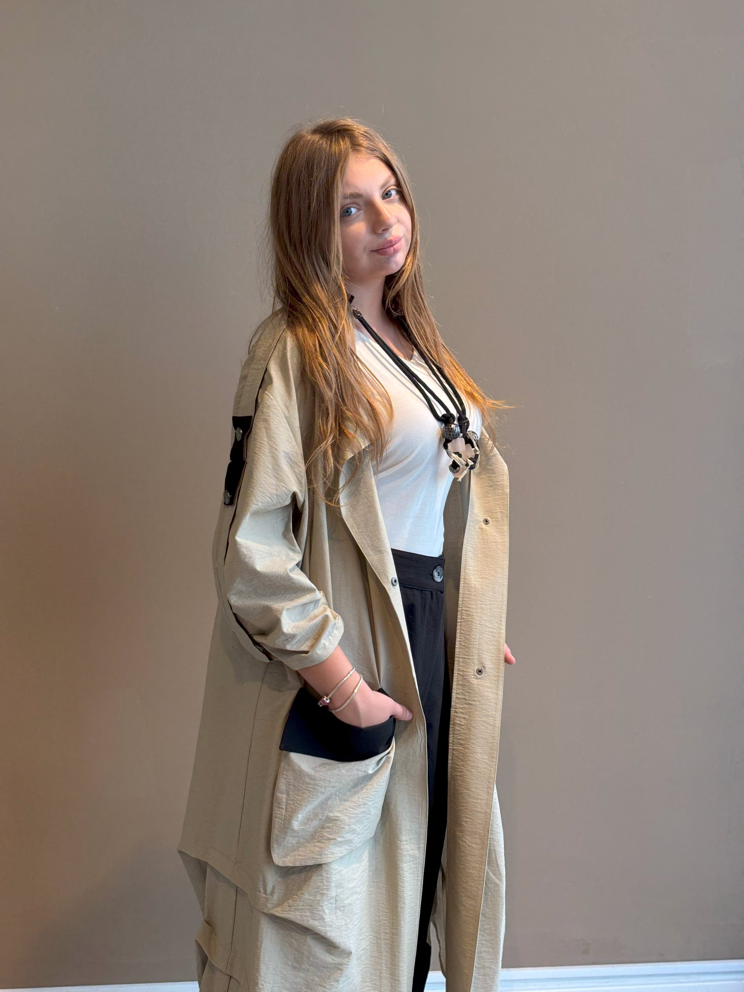 İncir Trenchcoat Bej