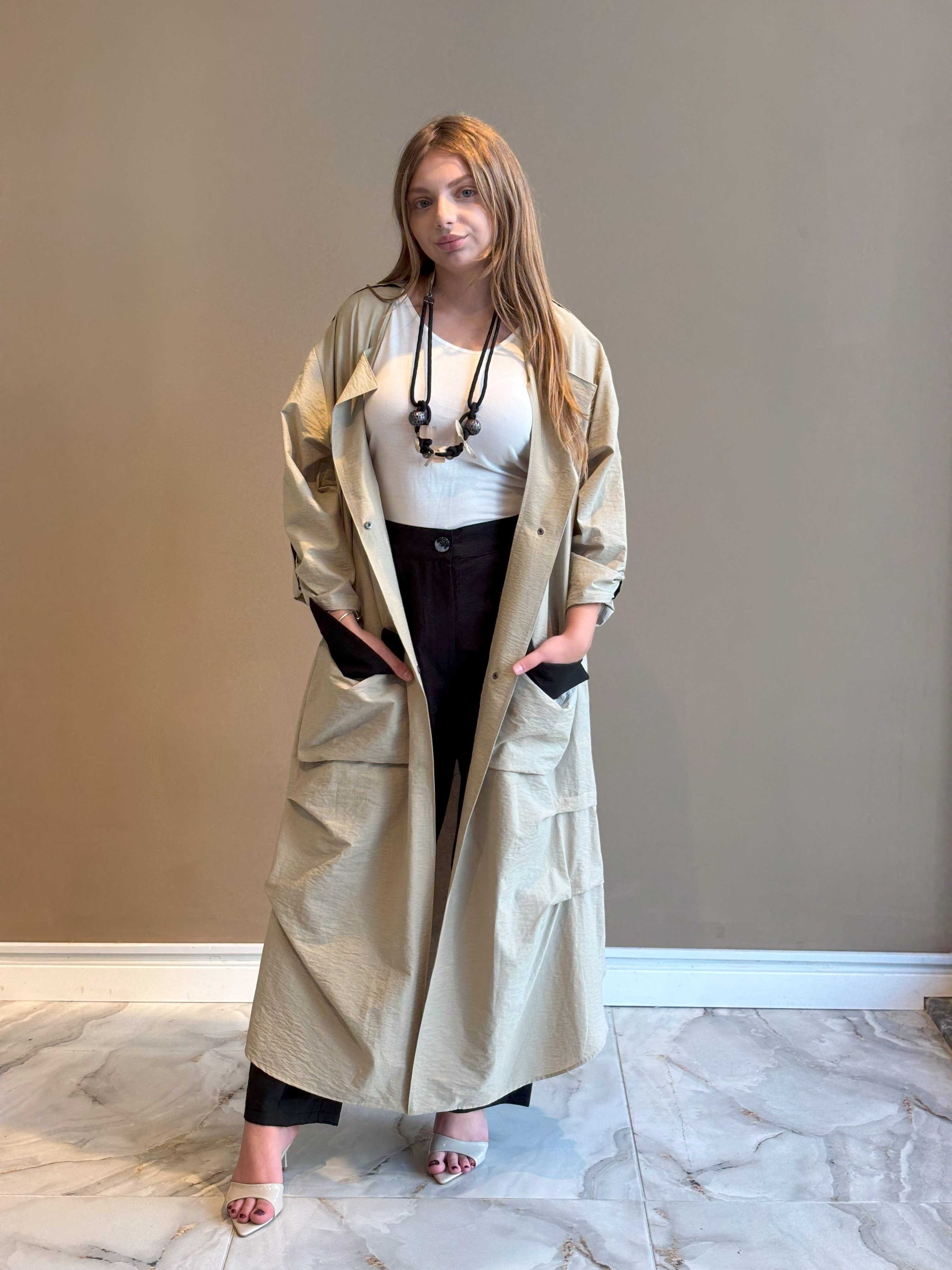 İncir Trenchcoat Bej