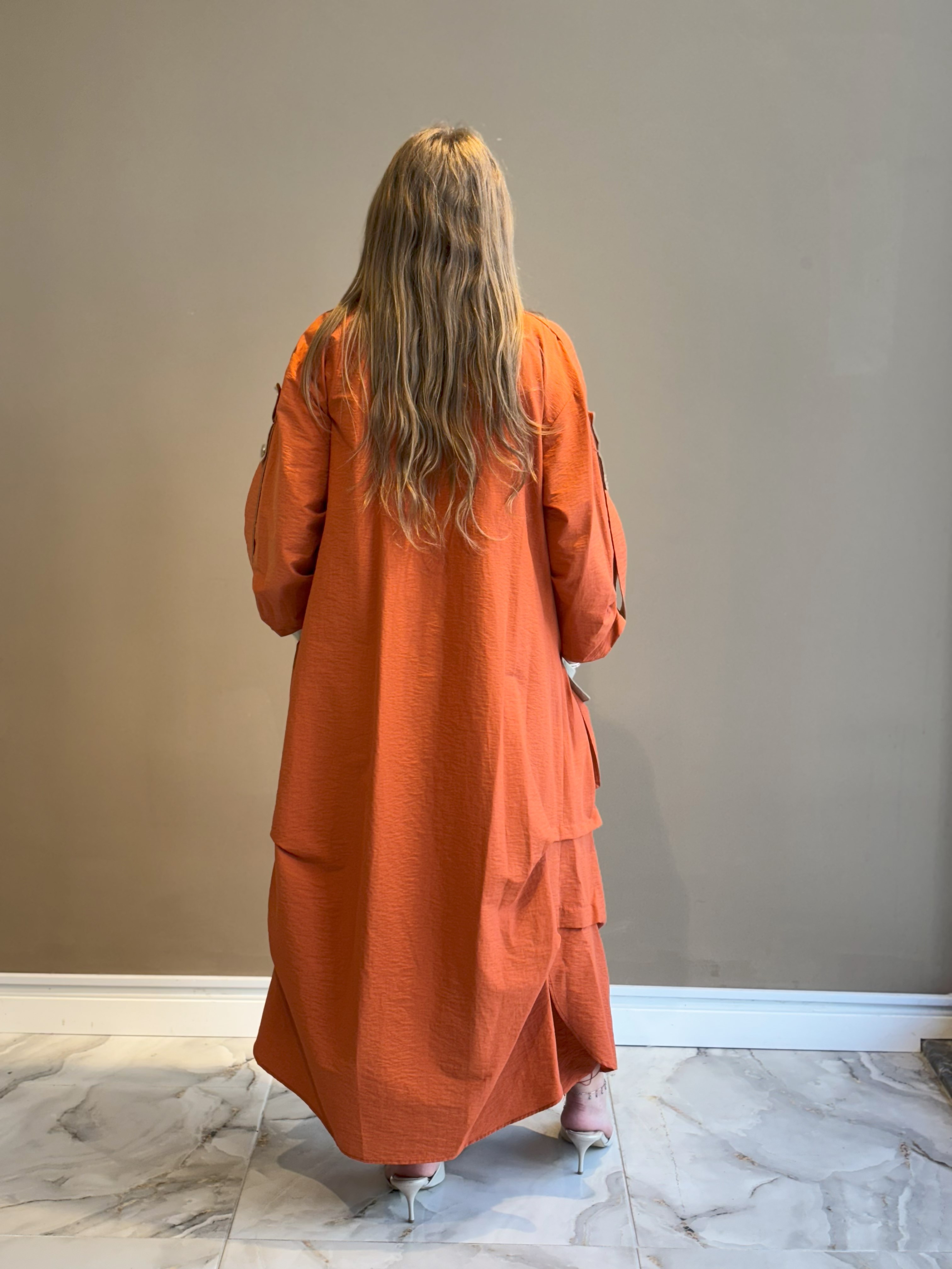 İncir Trenchcoat Turuncu