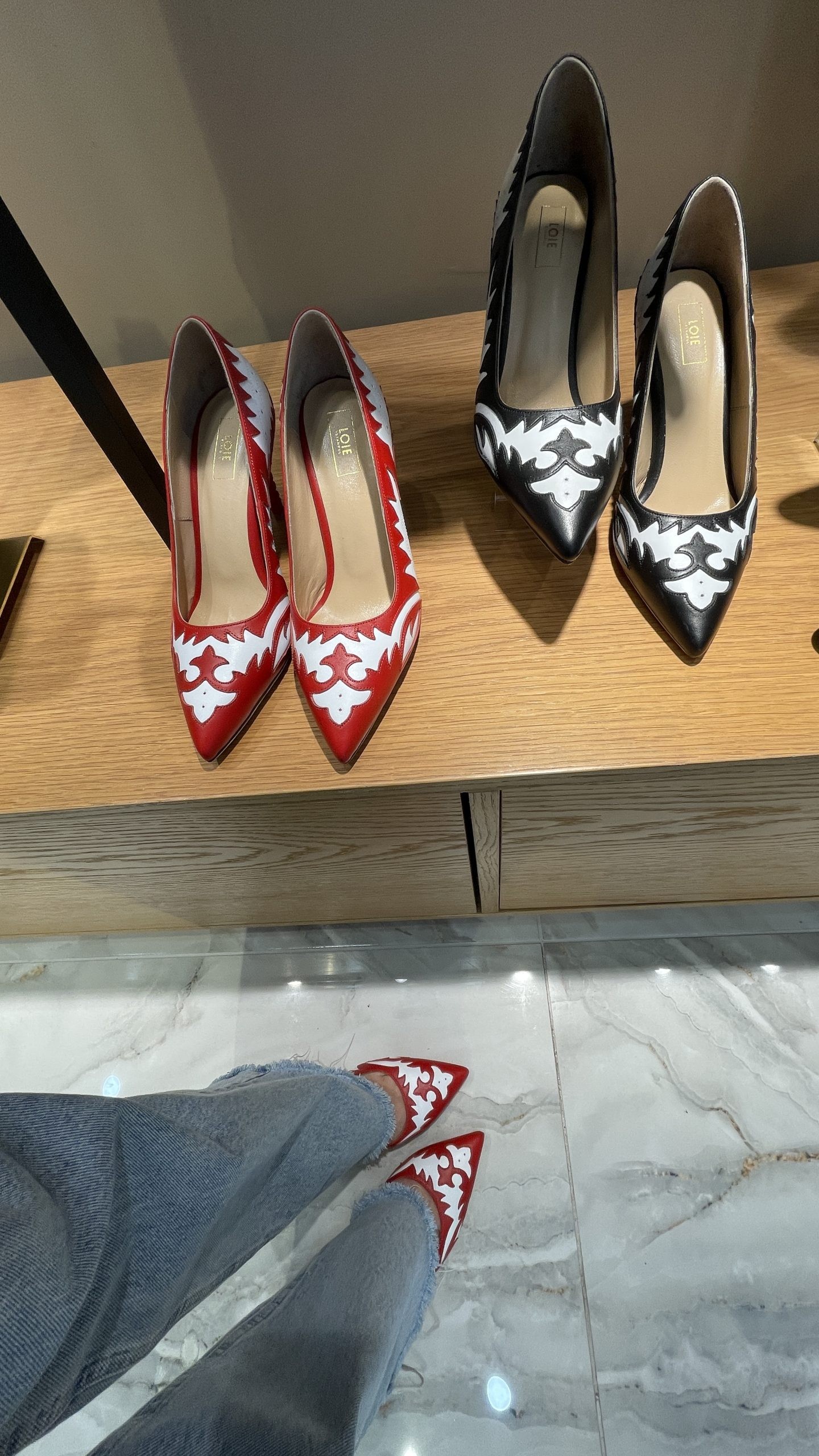 Leaf Stiletto Siyah