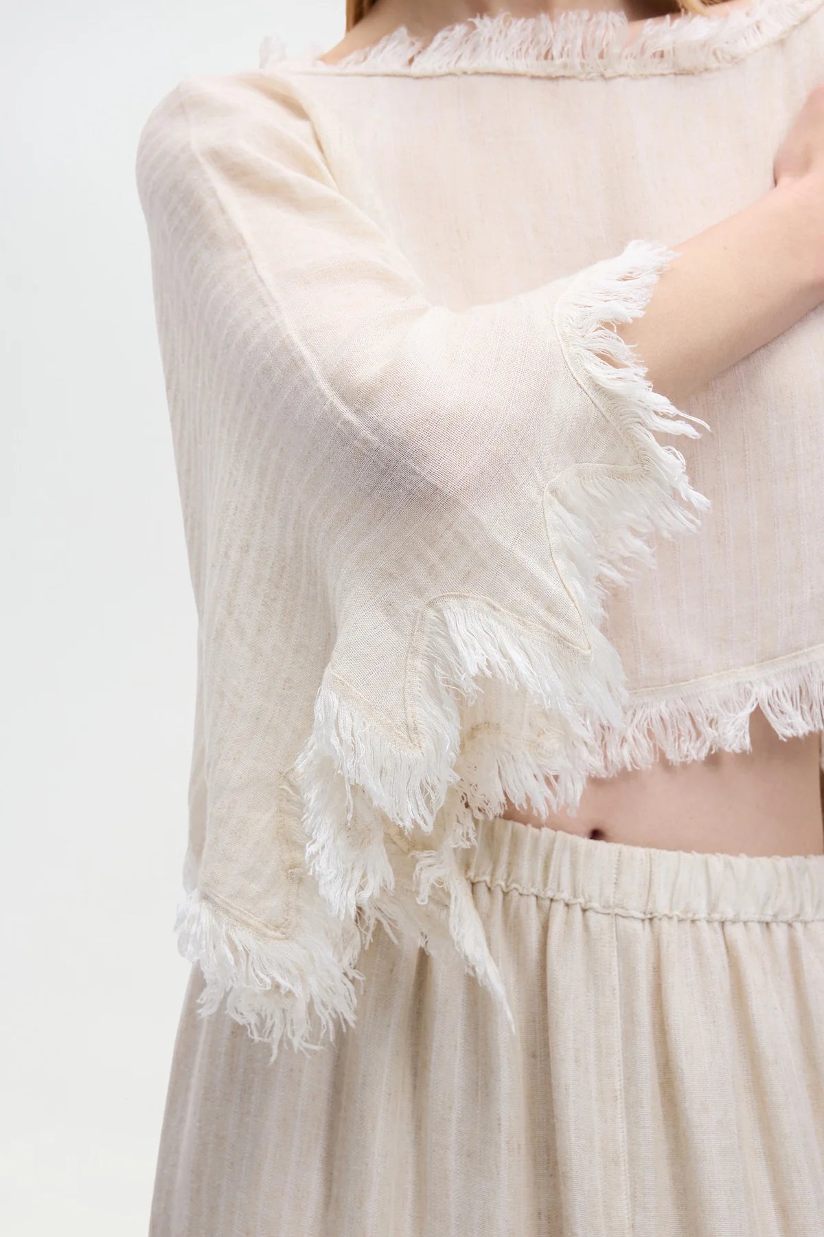 Naturel Crop Bluz