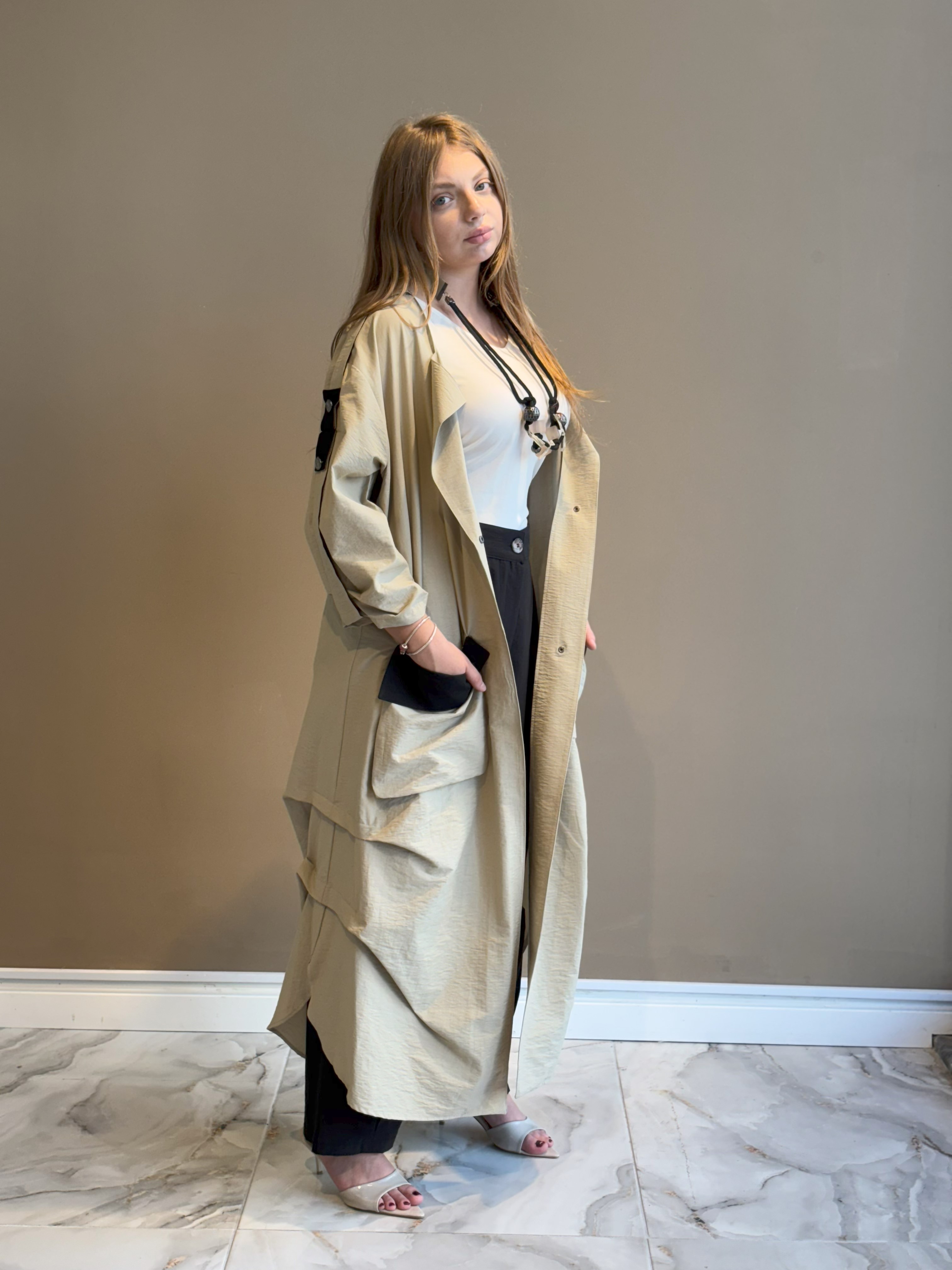 İncir Trenchcoat Bej