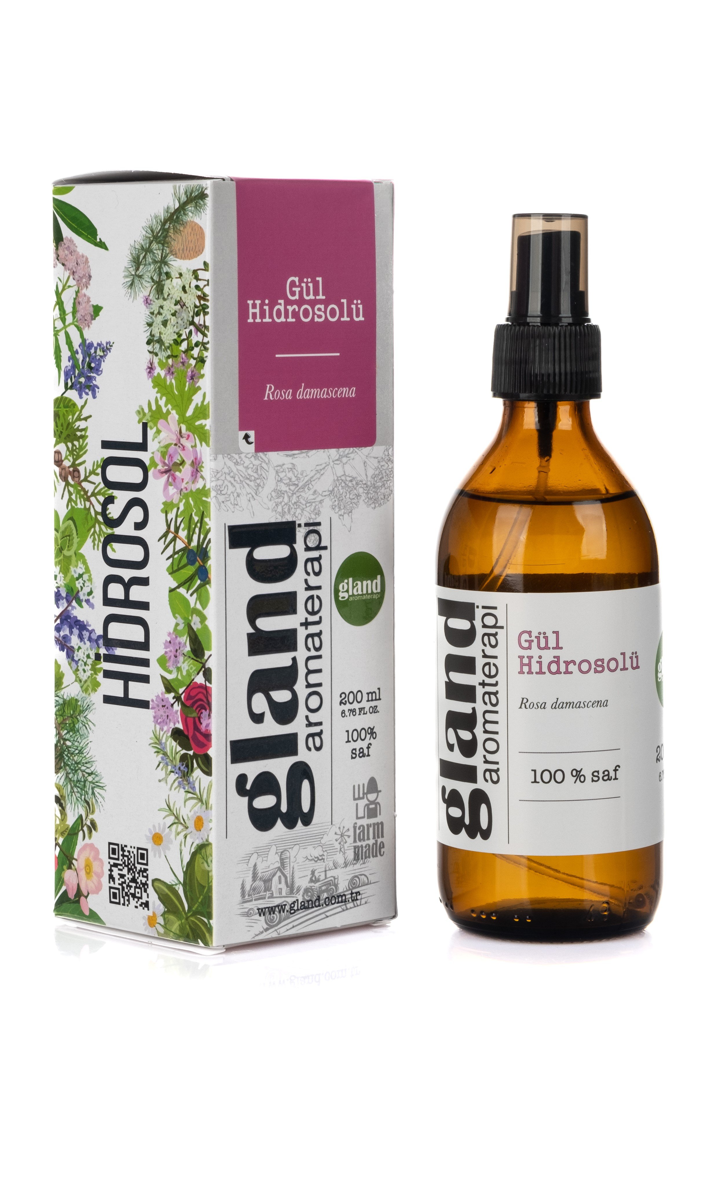 Gül(Rosa damascena) Hidrosolü
