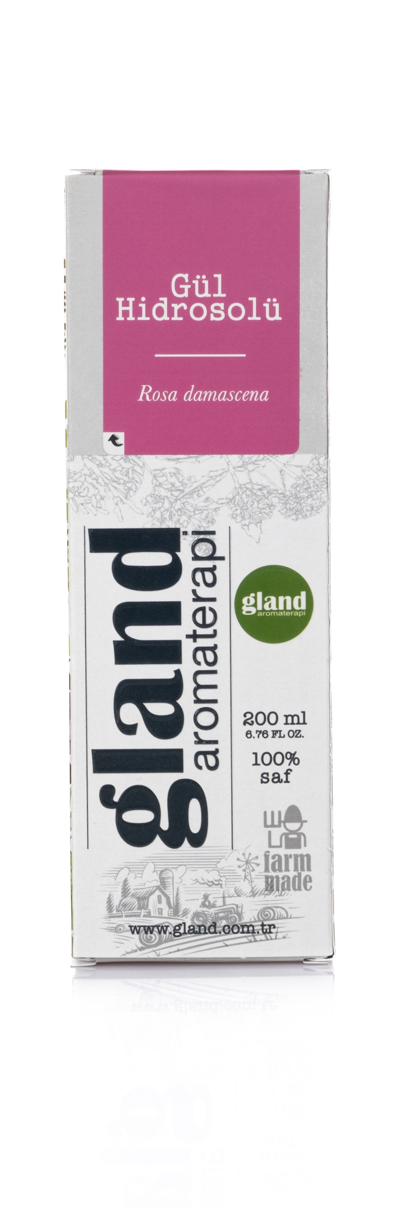 Gül(Rosa damascena) Hidrosolü