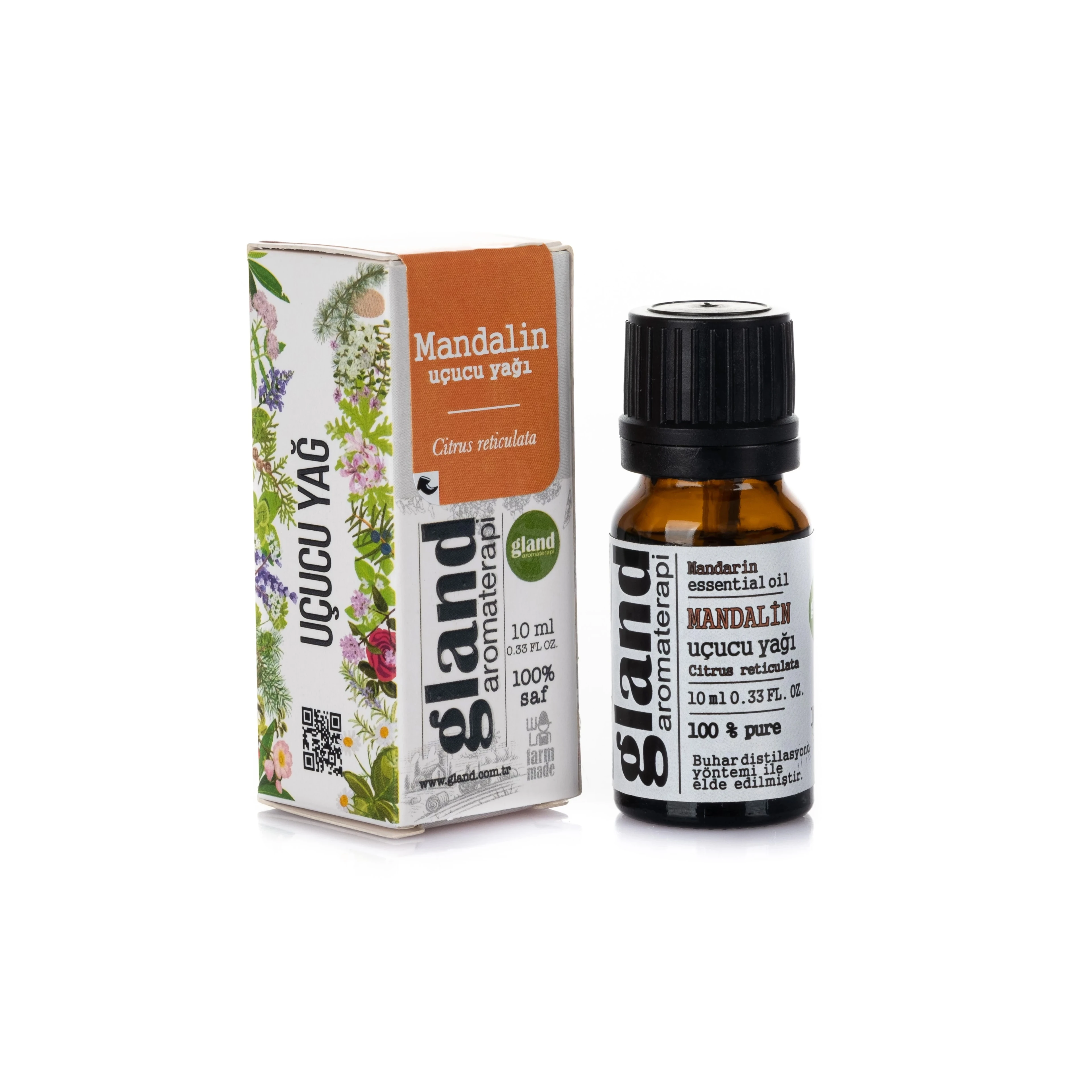 Yeşil Mandalina Kabuk Uçucu Yağı - Citrus nobilis - 10 ml