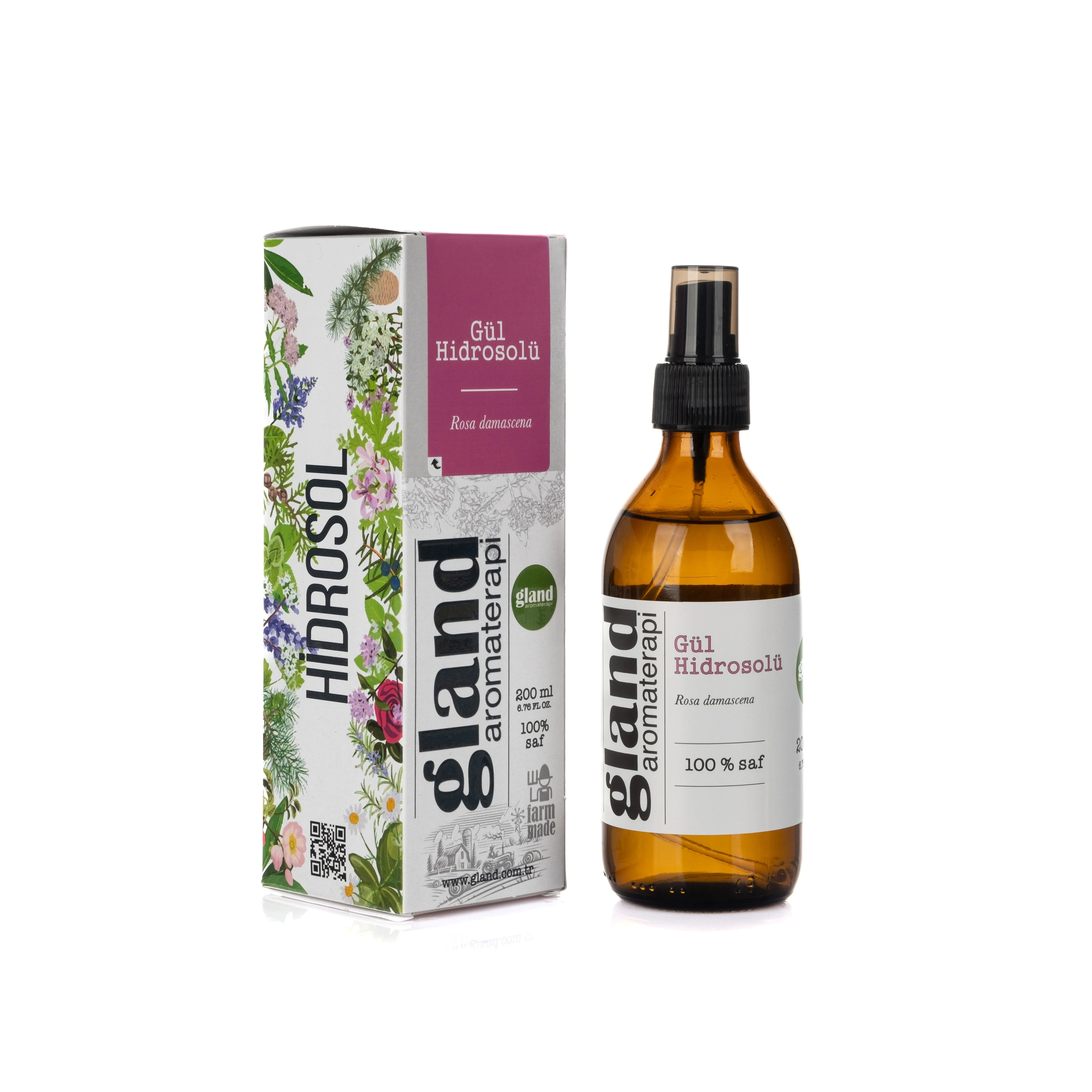 Gül(Rosa damascena) Hidrosolü