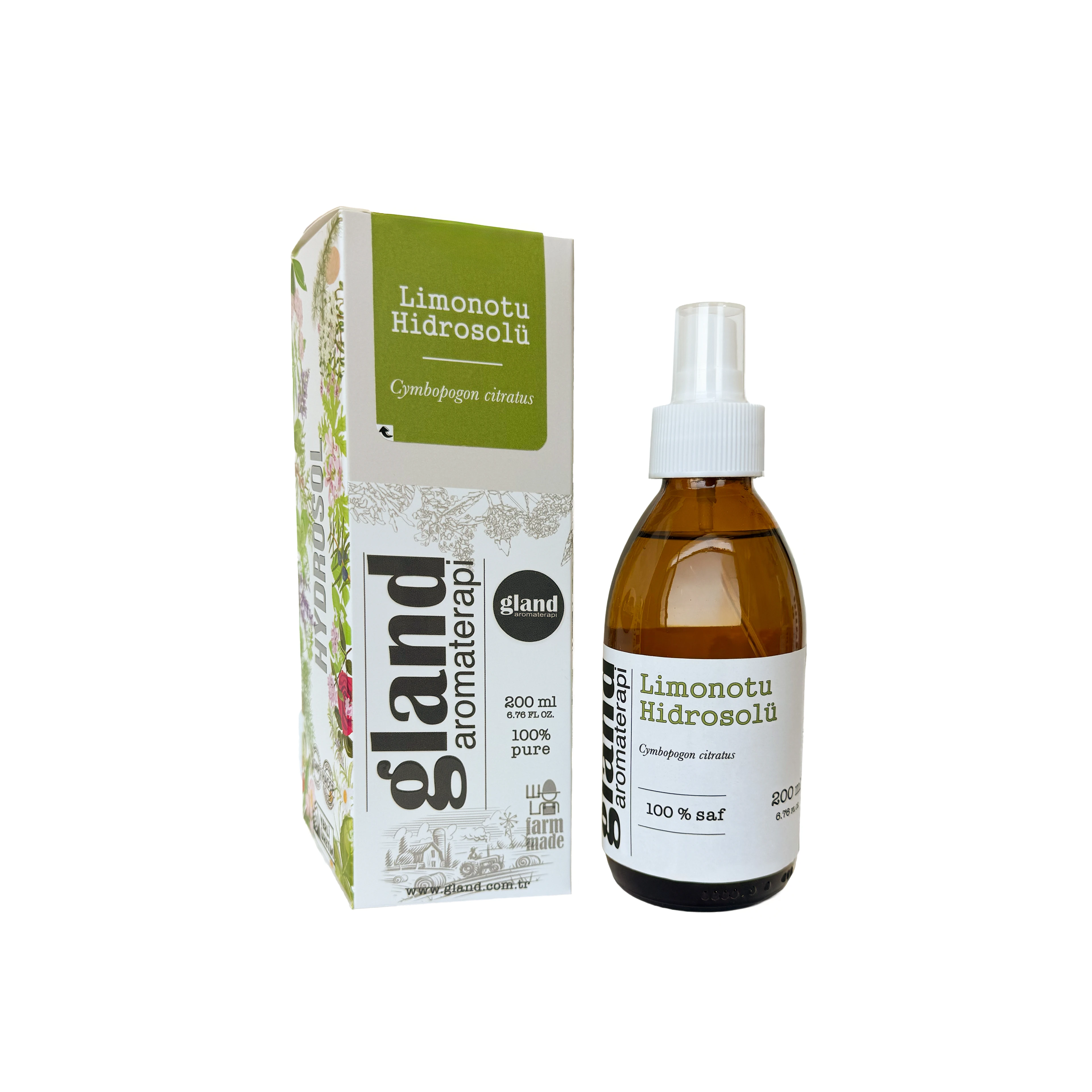 Limon Otu (Cymbopogon citratus) Hidrosolü