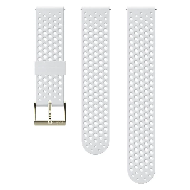 Suunto 20mm Athletic 1 Silikon Kordon - White Gold