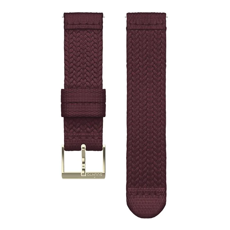 Suunto 20mm Athletic 1 Silikon Kordon - Burgundy Gold
