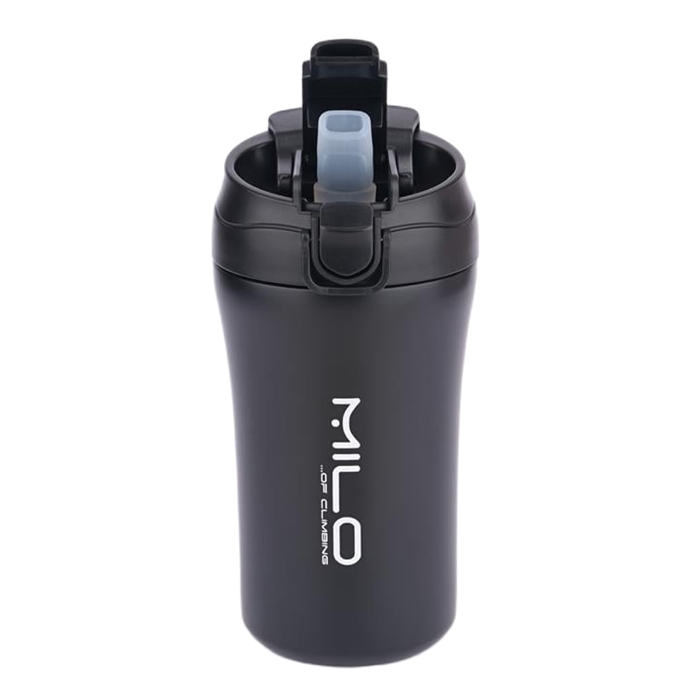 Milo Of Climbing Coven 380 ML Pipetli Çelik Termos - Siyah
