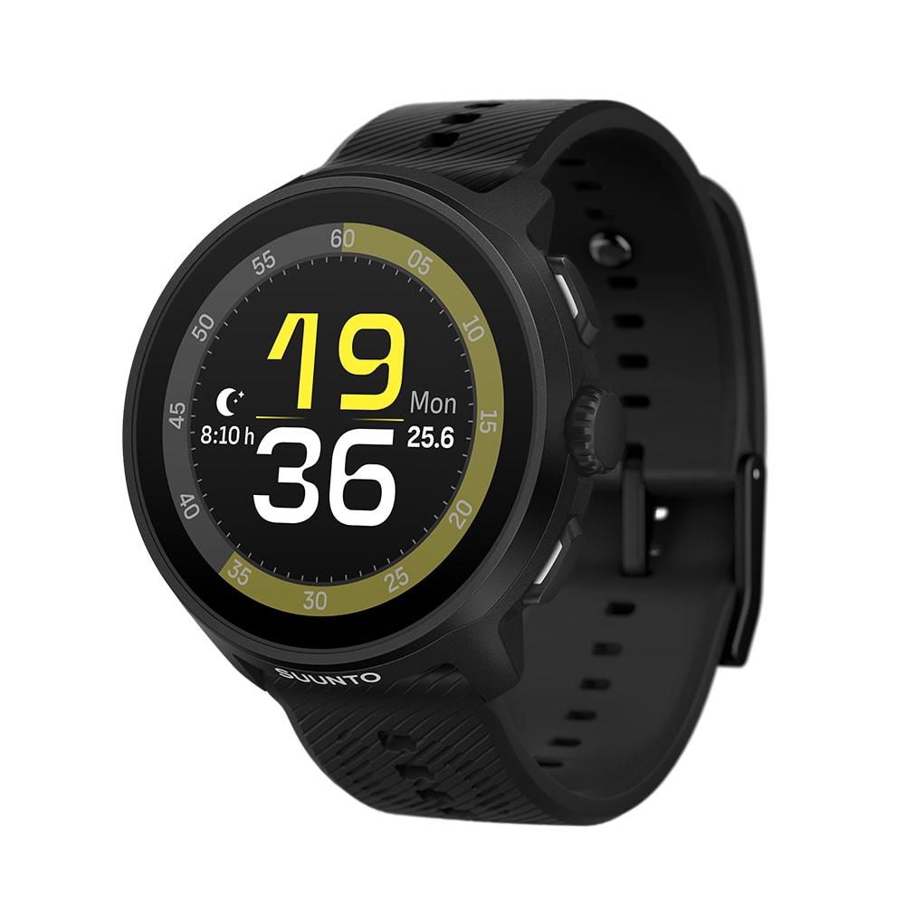 Suunto Run - All Black Silikon Kordon