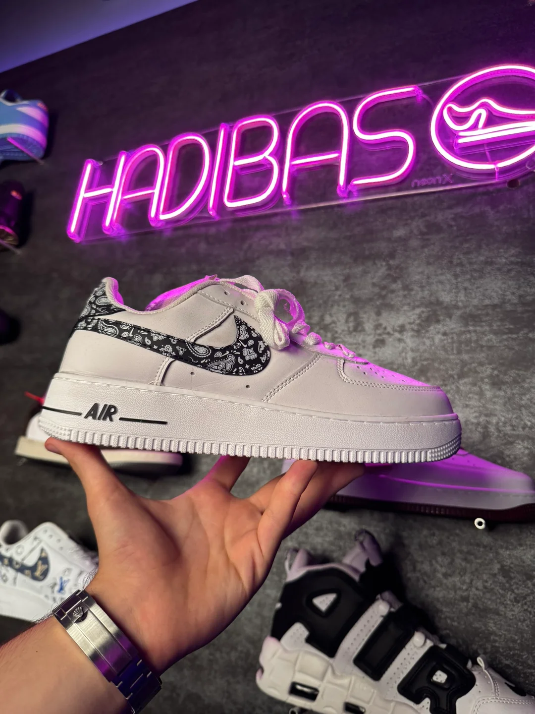 patterned air force 1