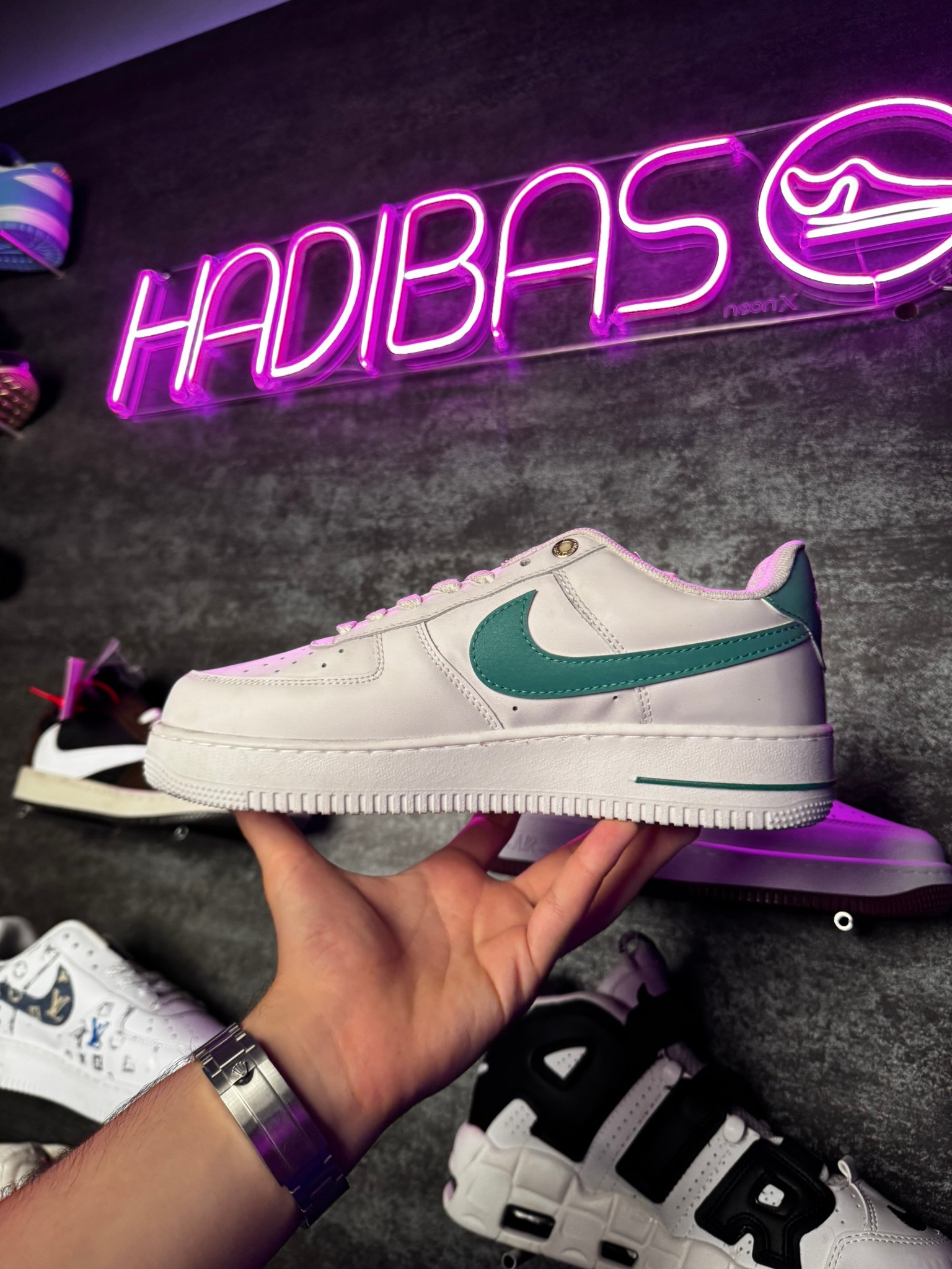 Nike Air Force 1 '07 Reflektörlü Yeşil 