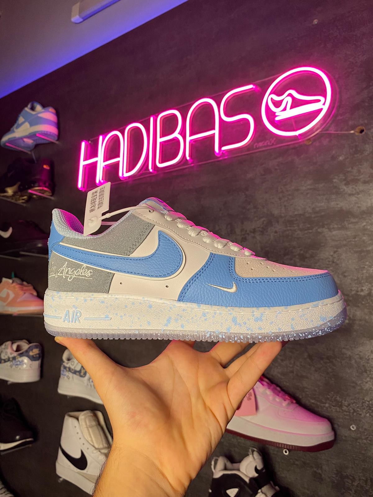 Nike Air Force 1 '07 Los Angeles Blue Dotted