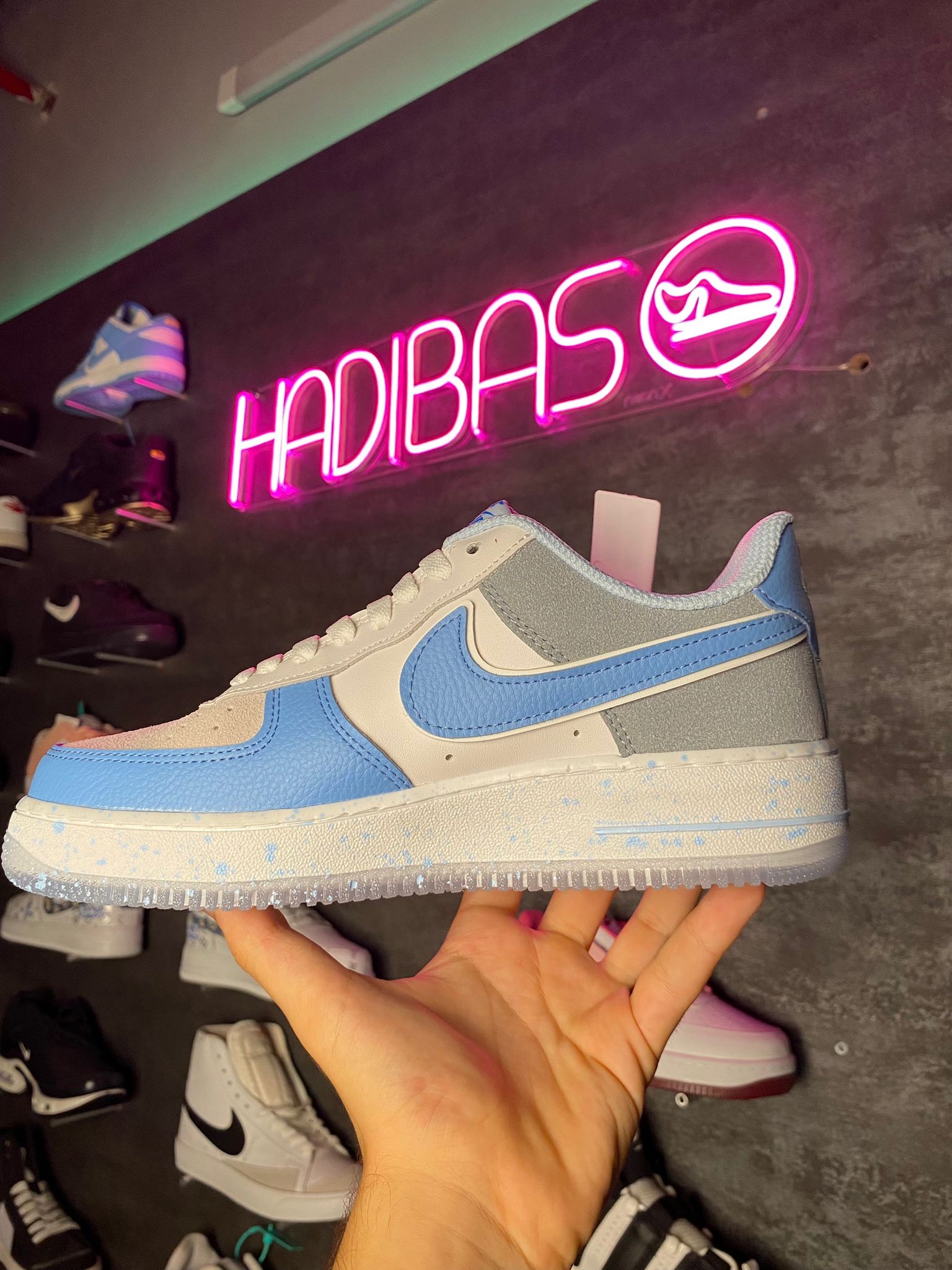 Nike Air Force 1 '07 Los Angeles Blue Dotted