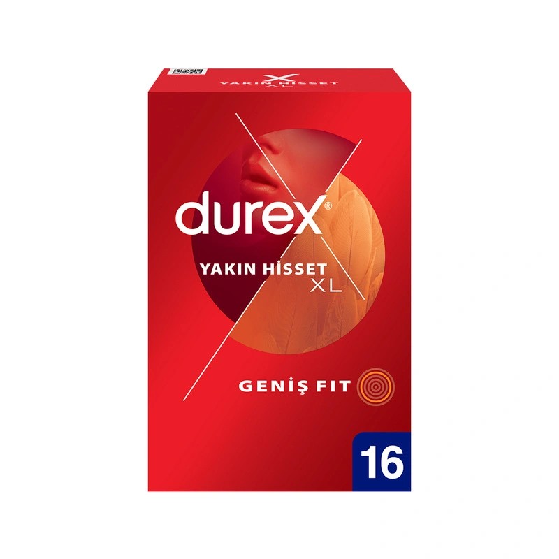 Durex Yakın Hisset XL Prezervatif 16'lı