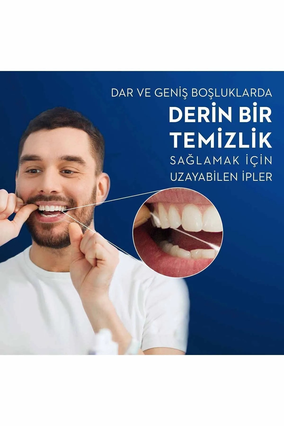 Oral-B Mumlu Diş İpi Essential Floss Naneli 50 m