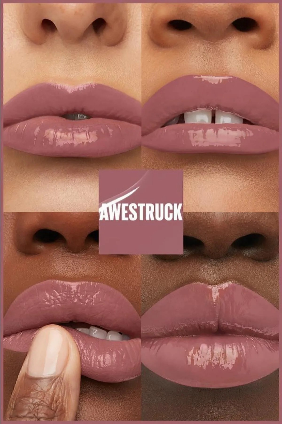 Maybelline New York Super Stay Vinyl Ink Uzun Süre Kalıcı Likit Parlak Ruj 110 Awestruck