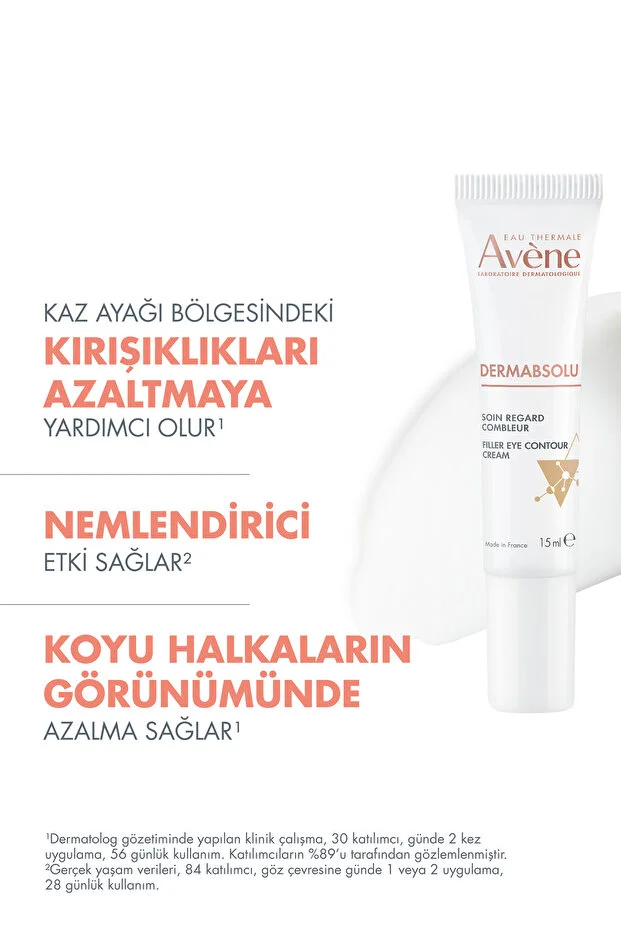 Avene DermAbsolu Canlandırıcı ve Sıkılaştırıcı Göz Bakım Kremi 15 ml