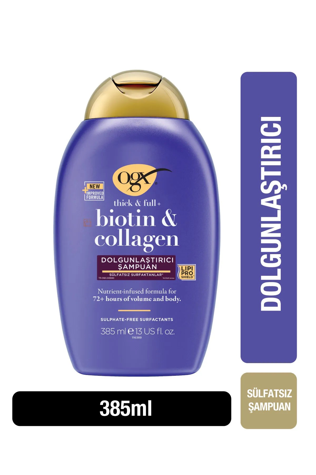 OGX Dolgunlaştırıcı Biotin & Kolajen Sülfatsız Şampuan 385 ml