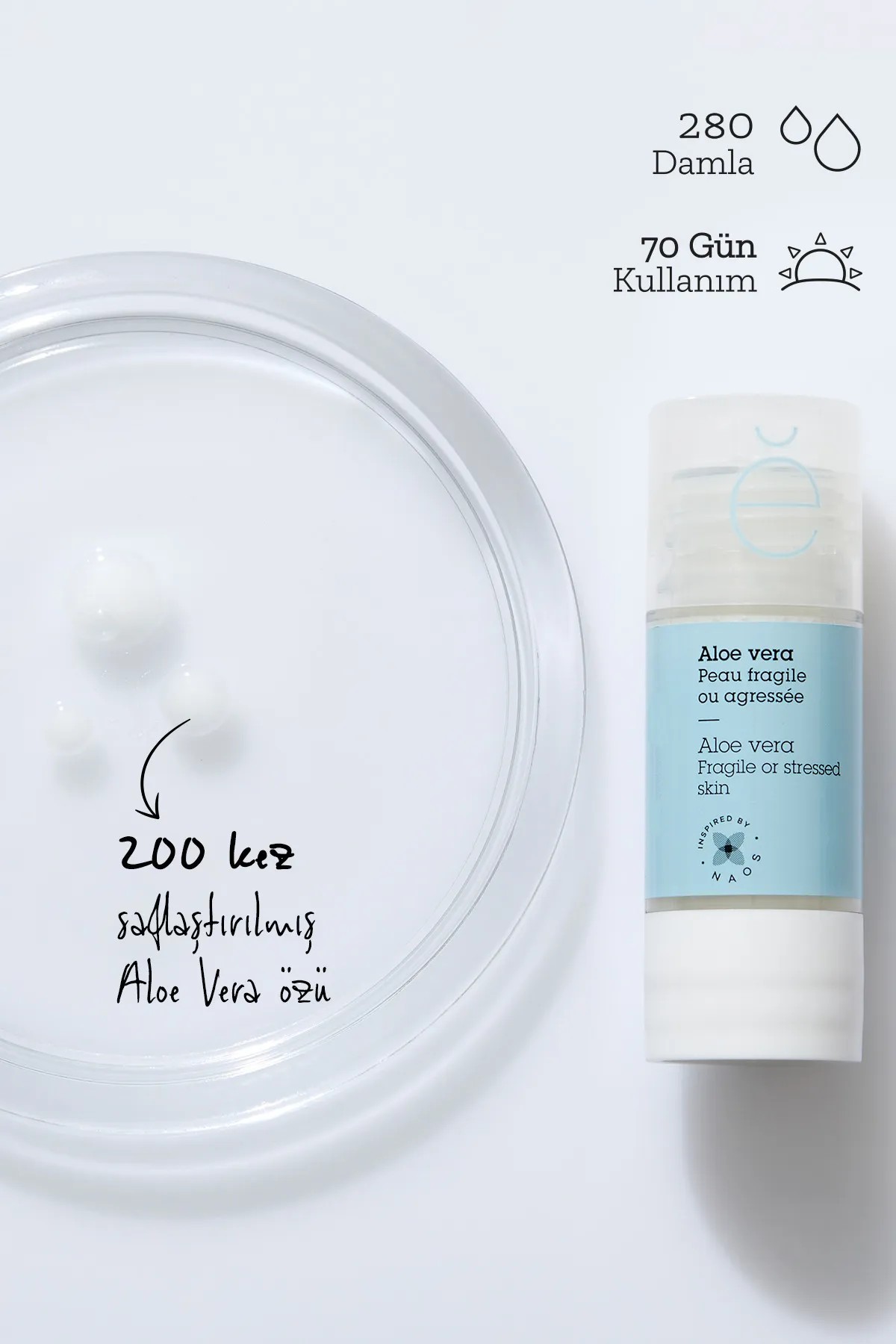 Etat Pur Pure Active Aloe Vera Nemlendirici Yatıştırıcı Saf Konsantre Cilt Bakım Serumu 15 ml Kuru Cilter